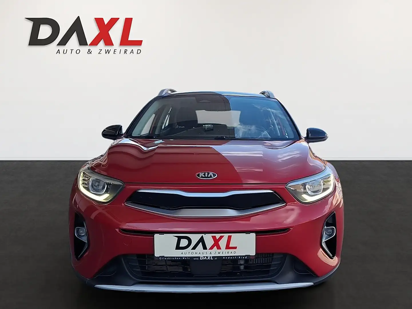 Kia Stonic 1,0 TGDI GPF ISG Silber Rot - 2