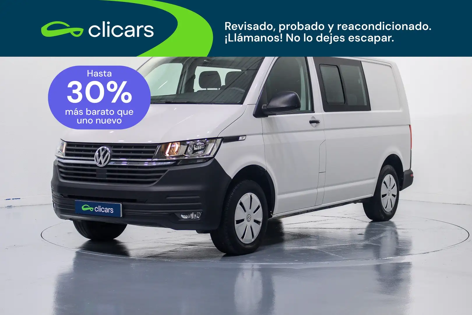 Volkswagen Transporter Kombi 2.0TDI SCR BMT 81kW Blanco - 1