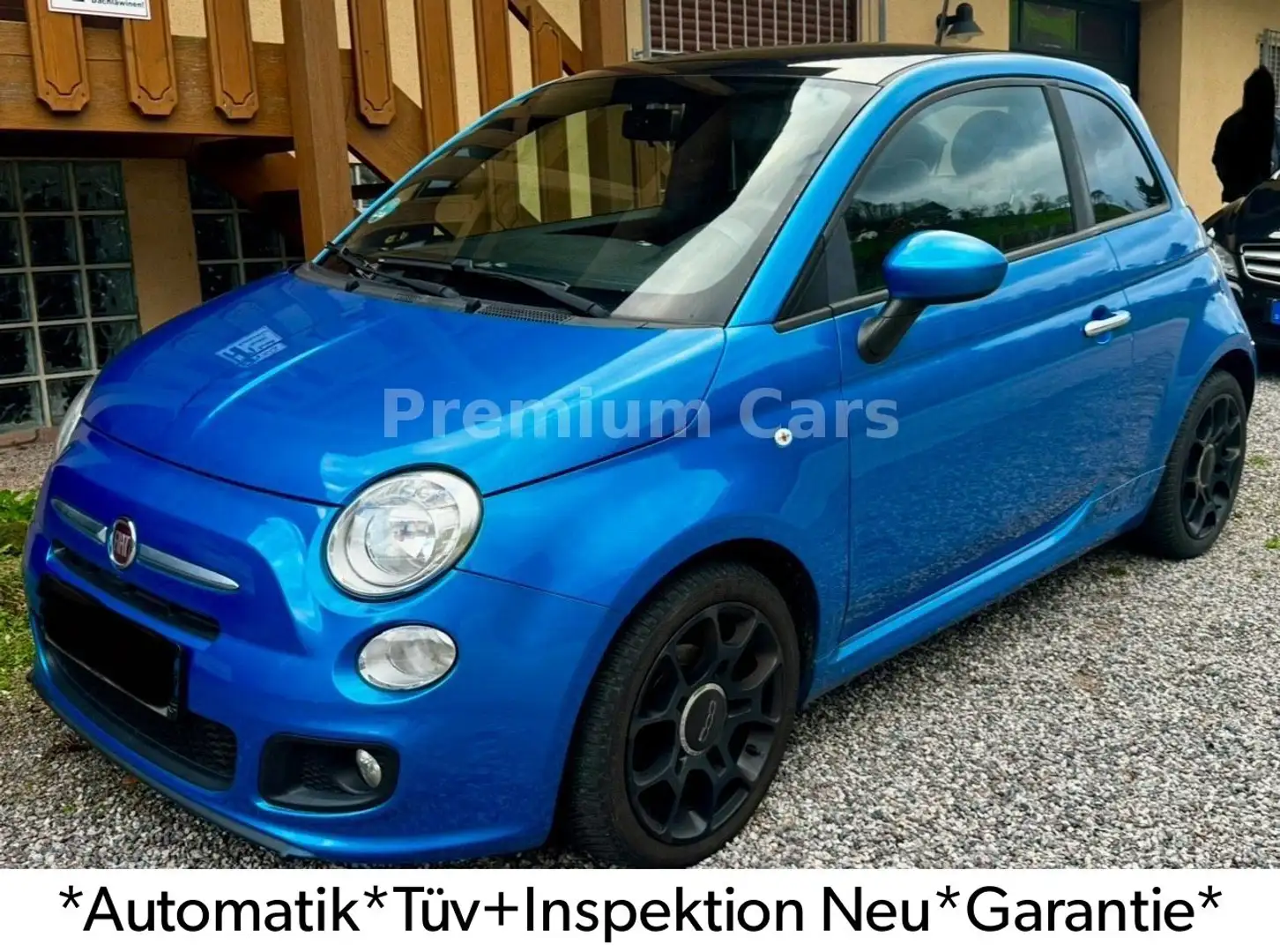 Fiat 500 S*Sportpaket*Automatik*Garantie*Insp+Tüv Neu Azul - 1