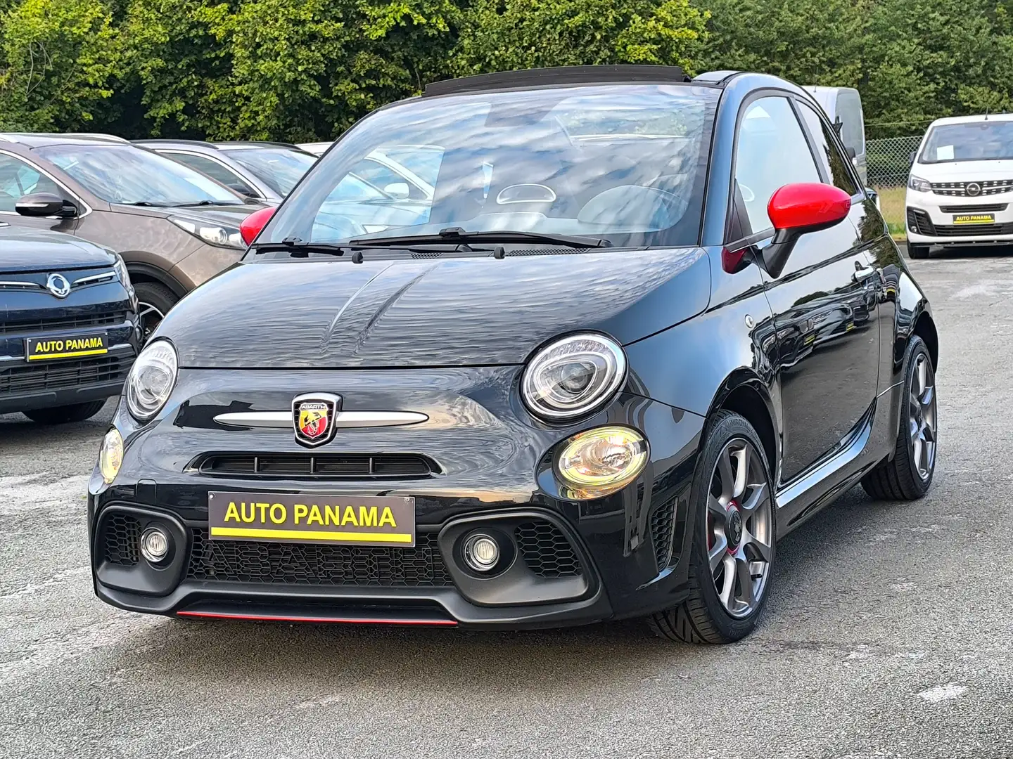 Abarth 595C 595C 1.4 T-Jet SPORT CABRIOLET JA CLIM GPS CARPLAY Zwart - 1