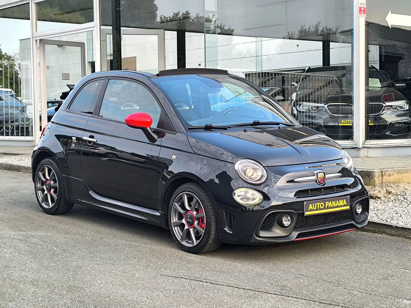 Abarth 595C 595C 1.4 T-Jet SPORT CABRIOLET JA CLIM GPS CARPLAY Zwart - 2