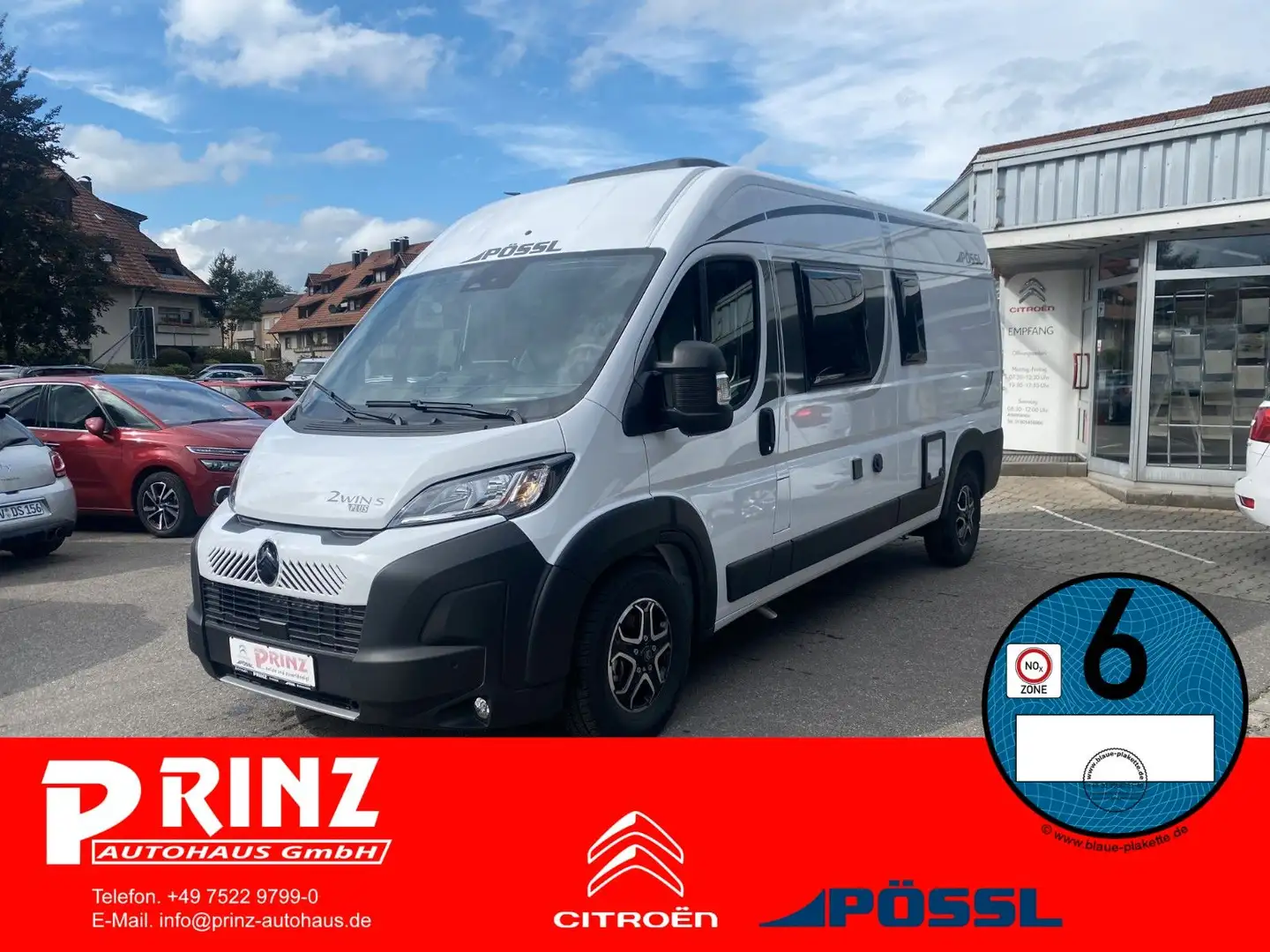 Pössl 2WIN S Plus 140 PS Komfort und Assistenzpaket Weiß - 1