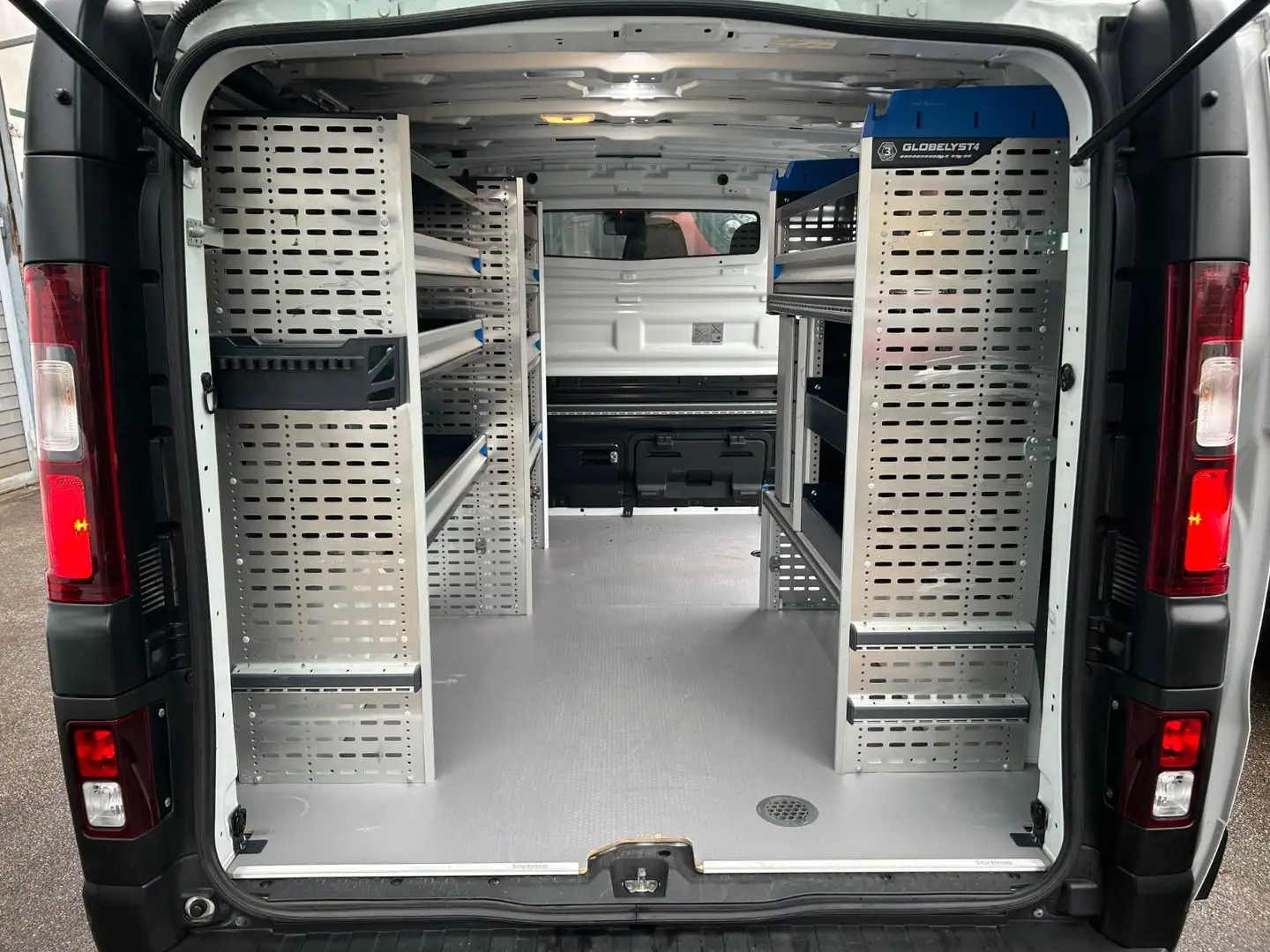 Renault Trafic Kasten LED Navi Kamera PDC Sortimo Regale Blanc - 1