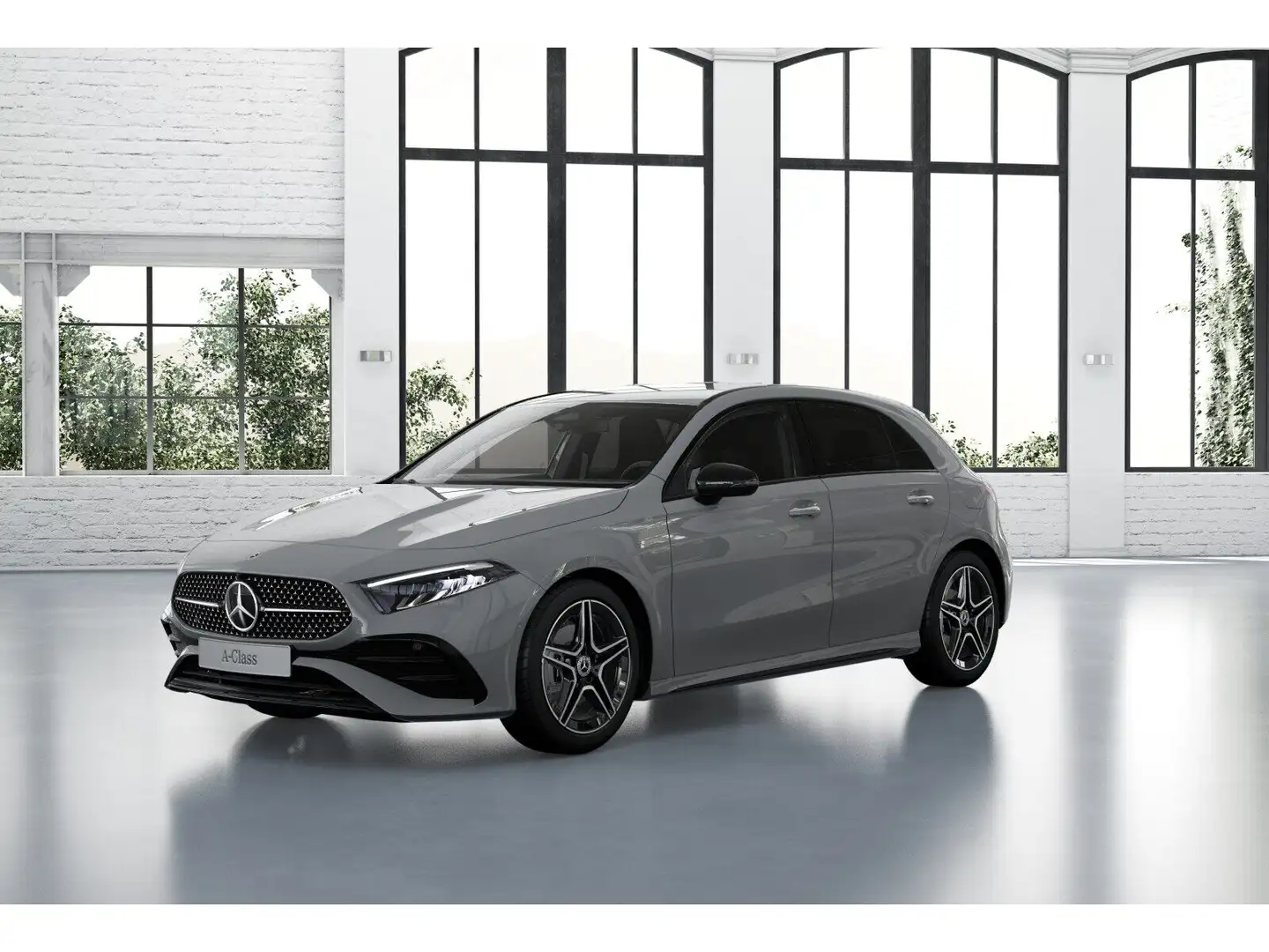 Mercedes-Benz A 200 d Kompaktlimousine Cam Navi Leder SHZ Grau - 1