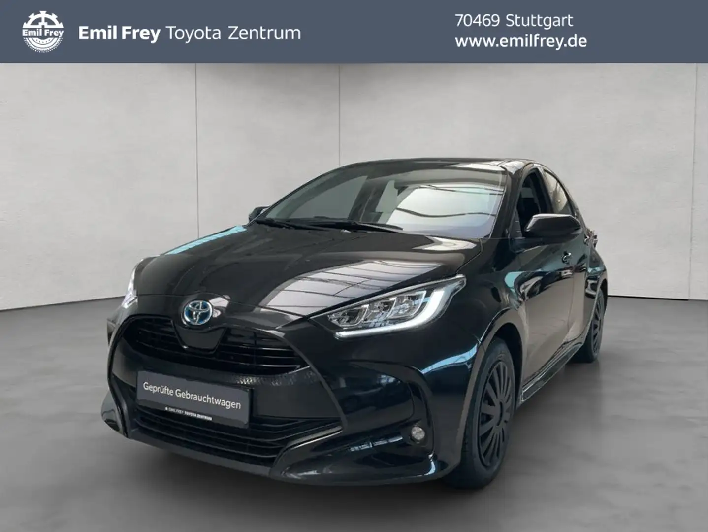 Toyota Yaris Hybrid 1.5 VVT-i Team D /Comfort-Paket Zwart - 1