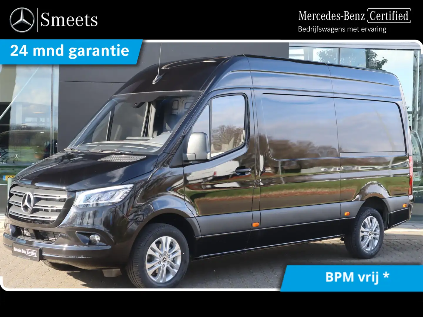 Mercedes-Benz Sprinter 317 CDI L2H2 LED 17"LM VOORBER. 3.5T AHW Zwart - 1