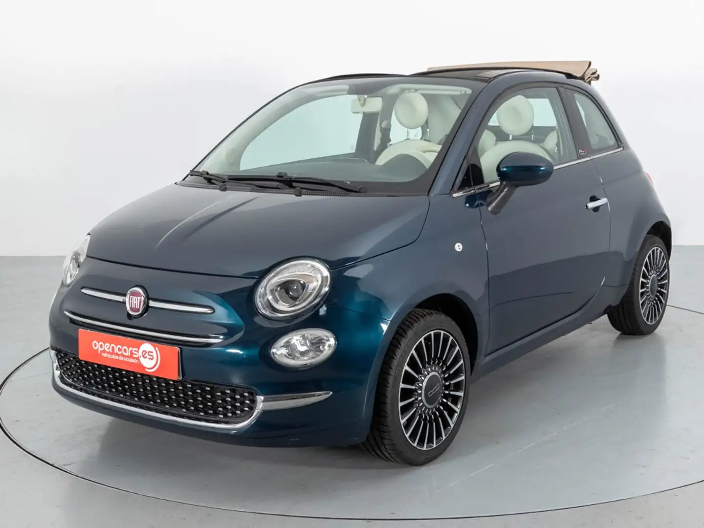 Fiat 500 C 1.2 LOUNGE AUTOMATICO 69CV Blau - 1