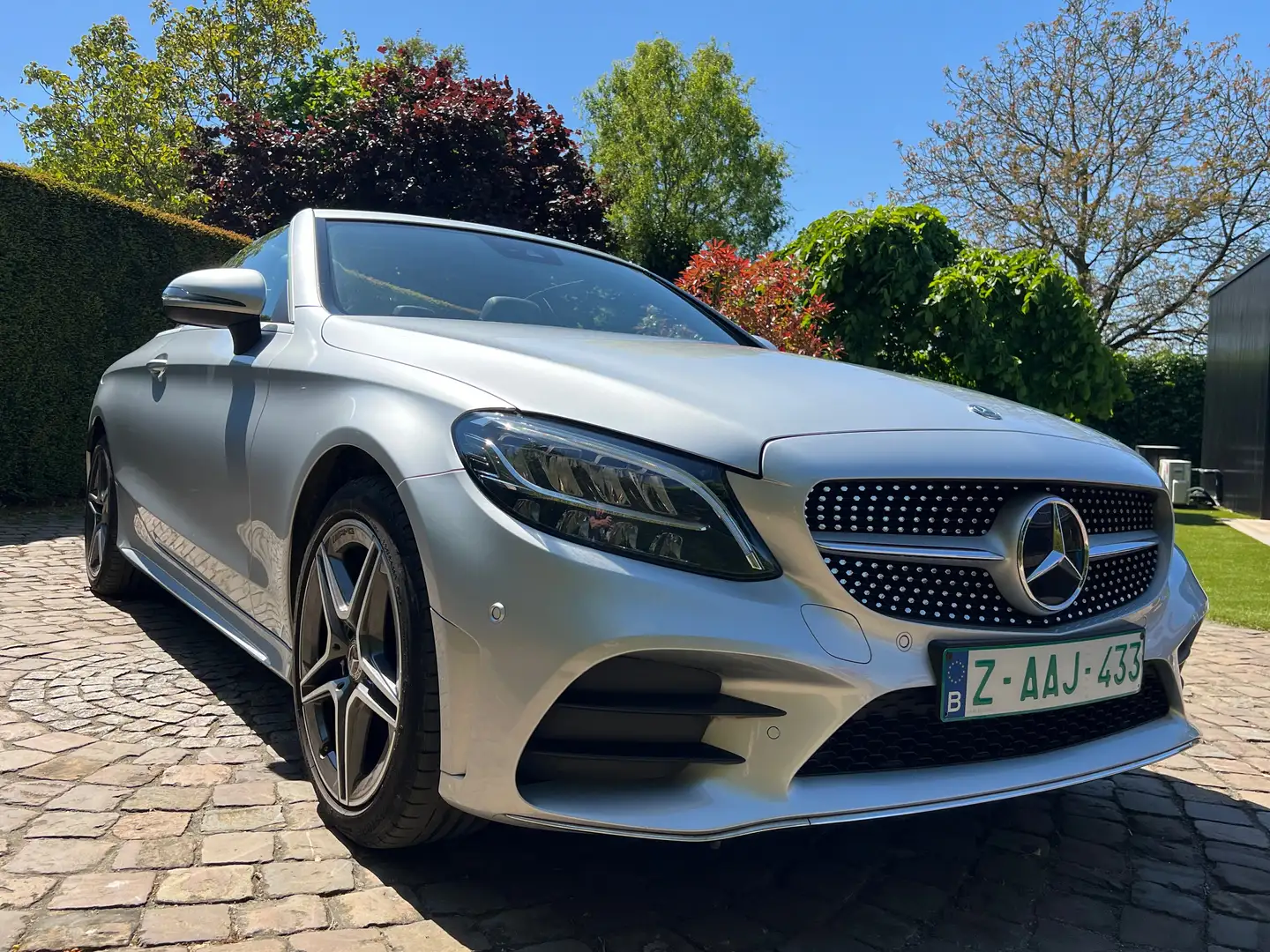 Mercedes-Benz C 180 Cabriolet"AMG PAKKET"CARPLAY"AIRSCARF" Plateado - 1