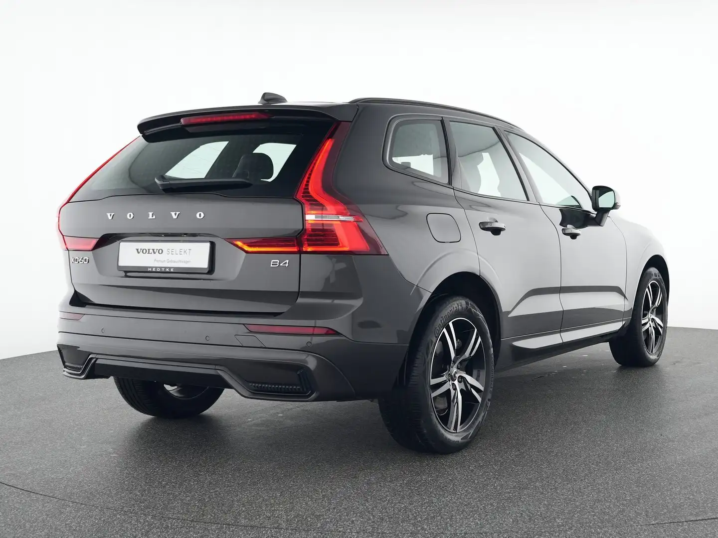 Volvo XC60 B4 Diesel R-Design 19"+PANO+VOLL-LED+H&K+AC Grau - 2