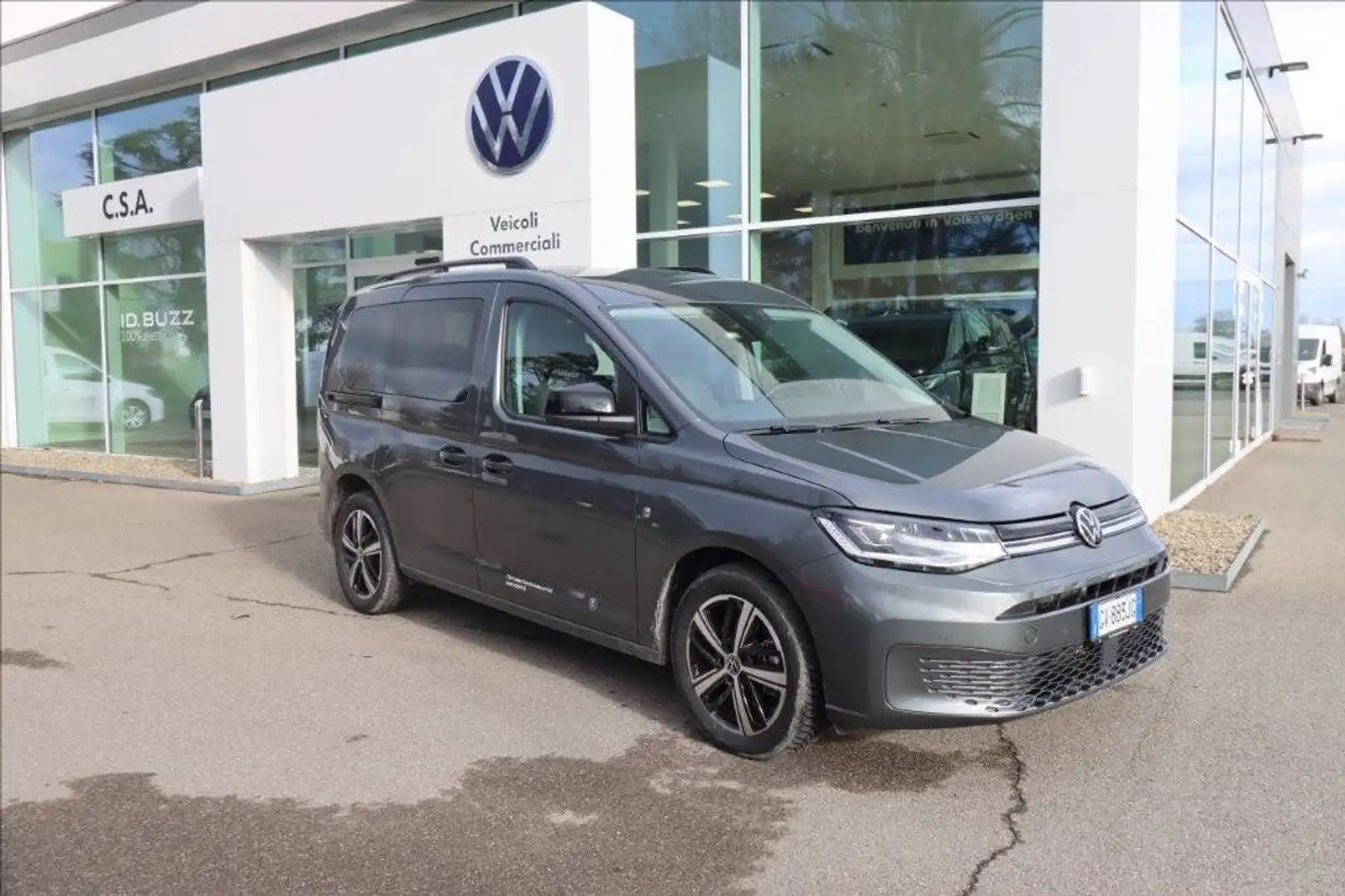 Volkswagen Caddy 2.0 tdi scr 122cv Life dsg7 Gris - 1