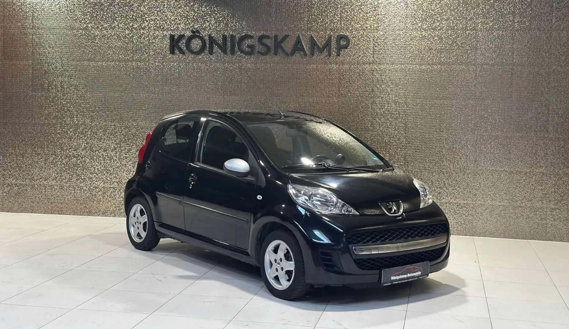 Peugeot 107 Black & Silver Edition * KLIMA * Schwarz - 1