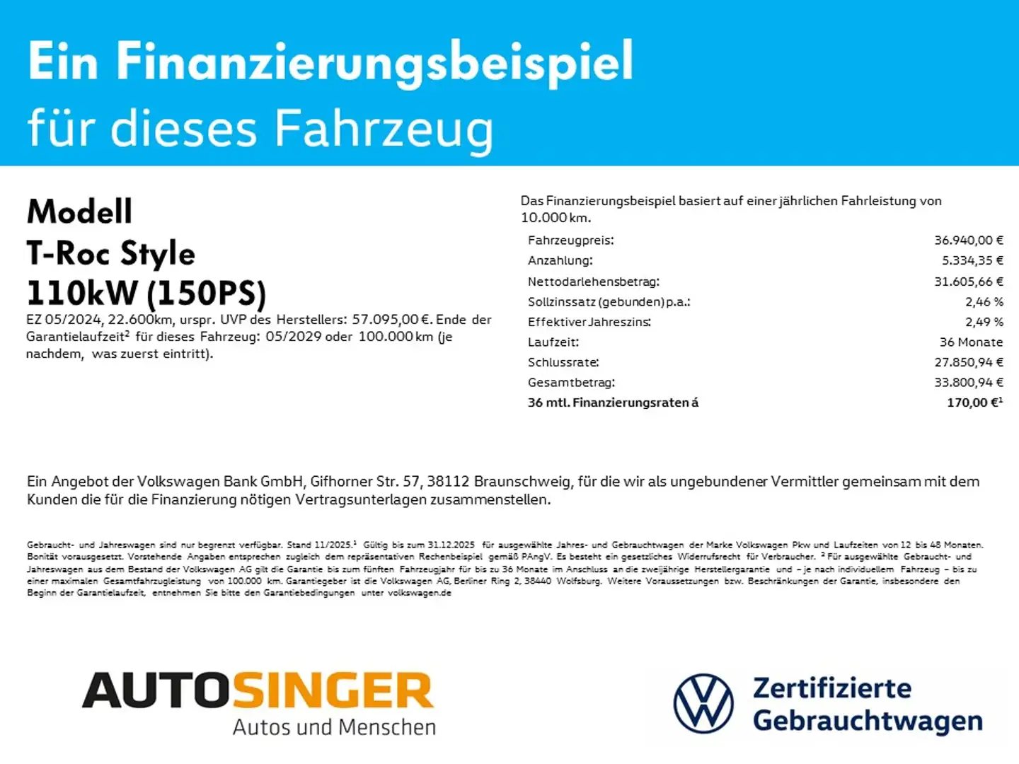 Volkswagen T-Roc R TSI DSG 4M *IQ-L*AHK*ACC*NAVI*R-CAM*SHZ* Blau - 2