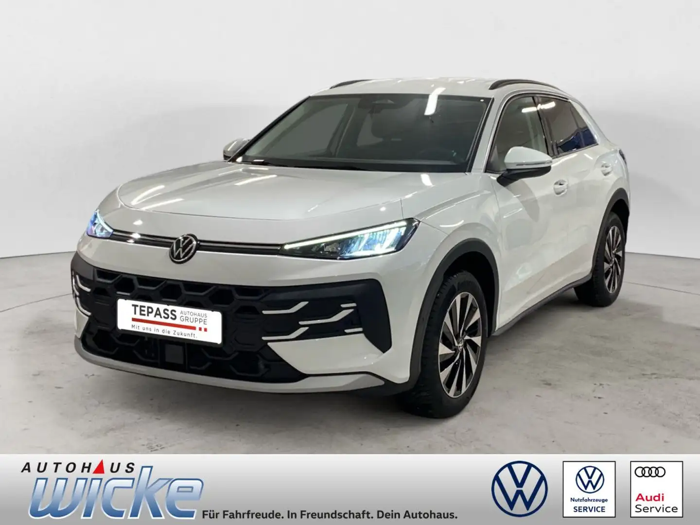Volkswagen T-Roc 1.5 eTSI DSG Life APP CONNECT KLIMA 17 ZOLL Weiß - 1