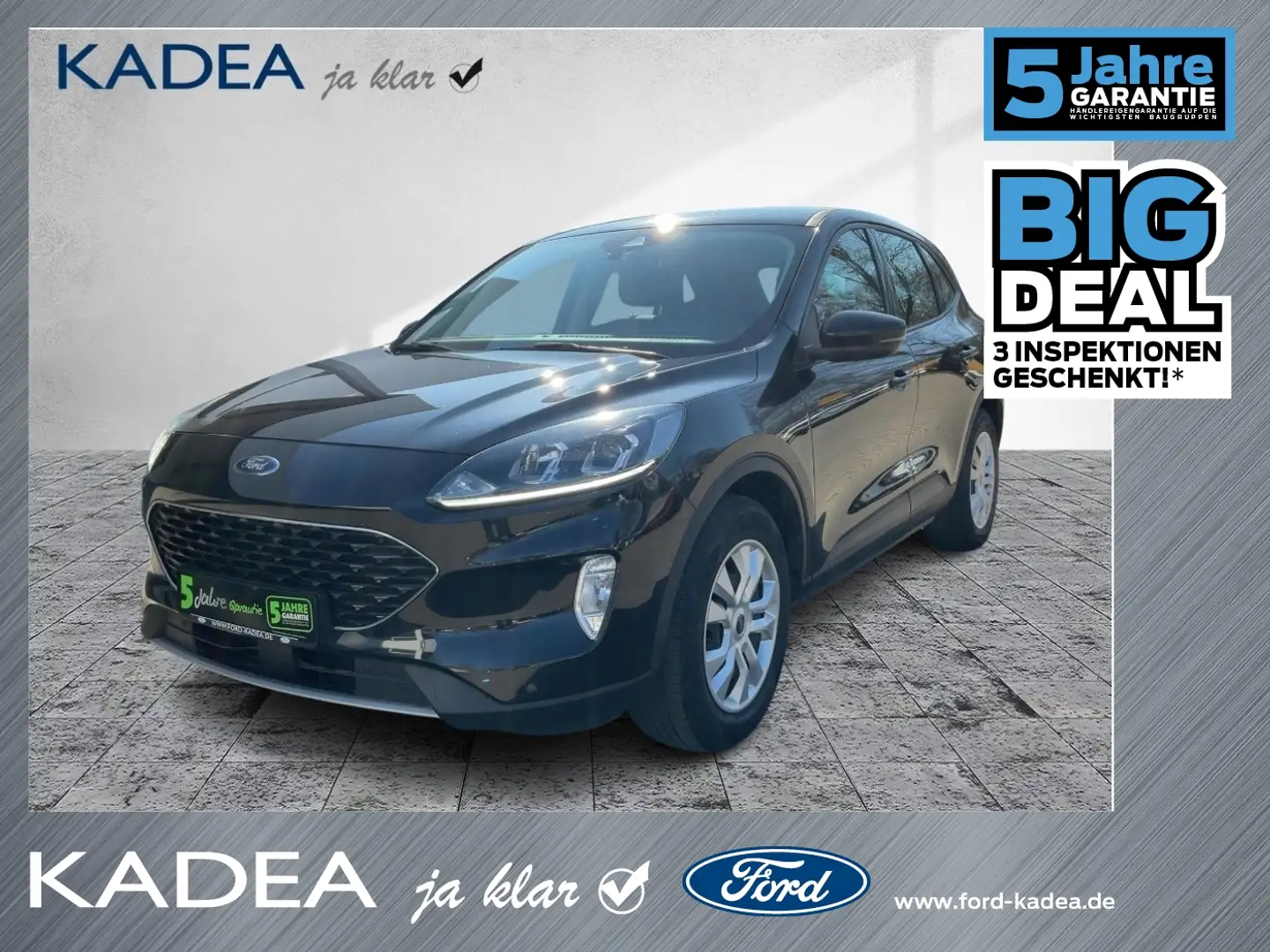 Ford Kuga 1.5EcoBlue Cool & Connect AHK|Navi|Temp|LED Negro - 1