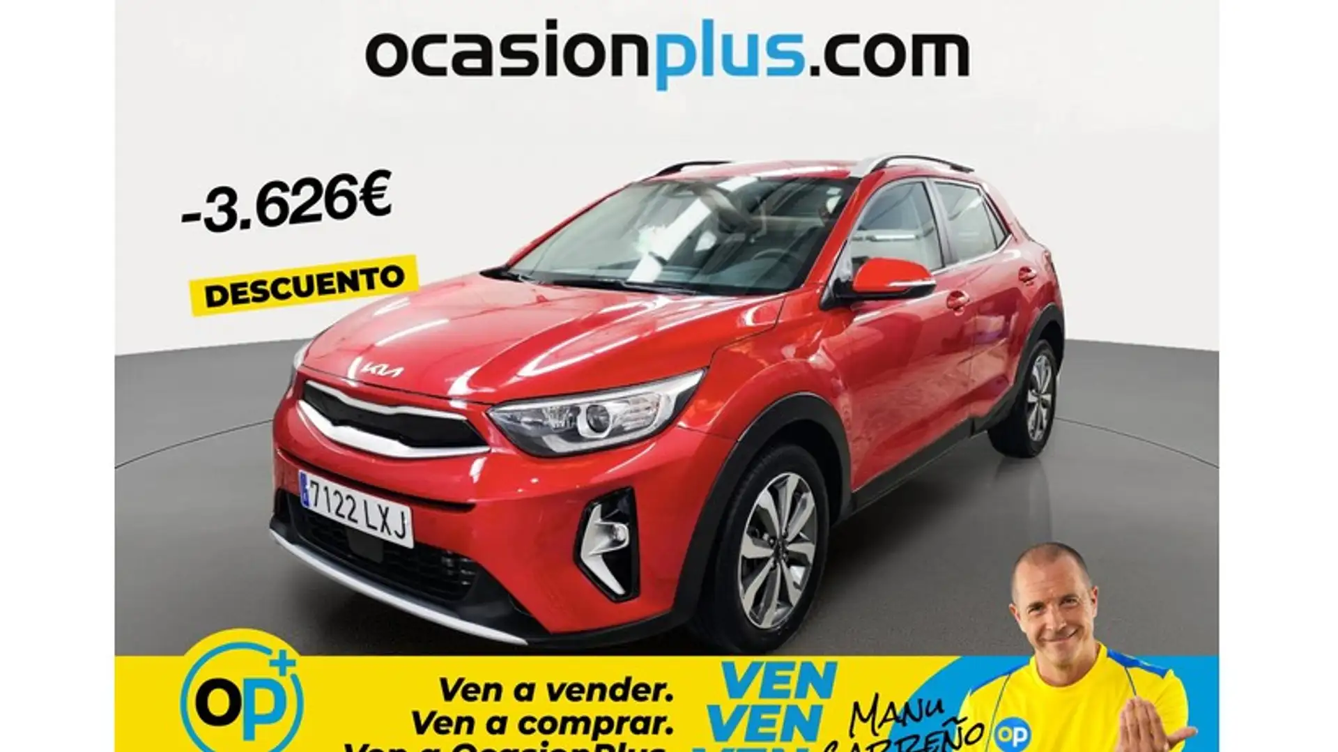 Kia Stonic 1.0 T-GDi MHEV Drive 100 Rojo - 1