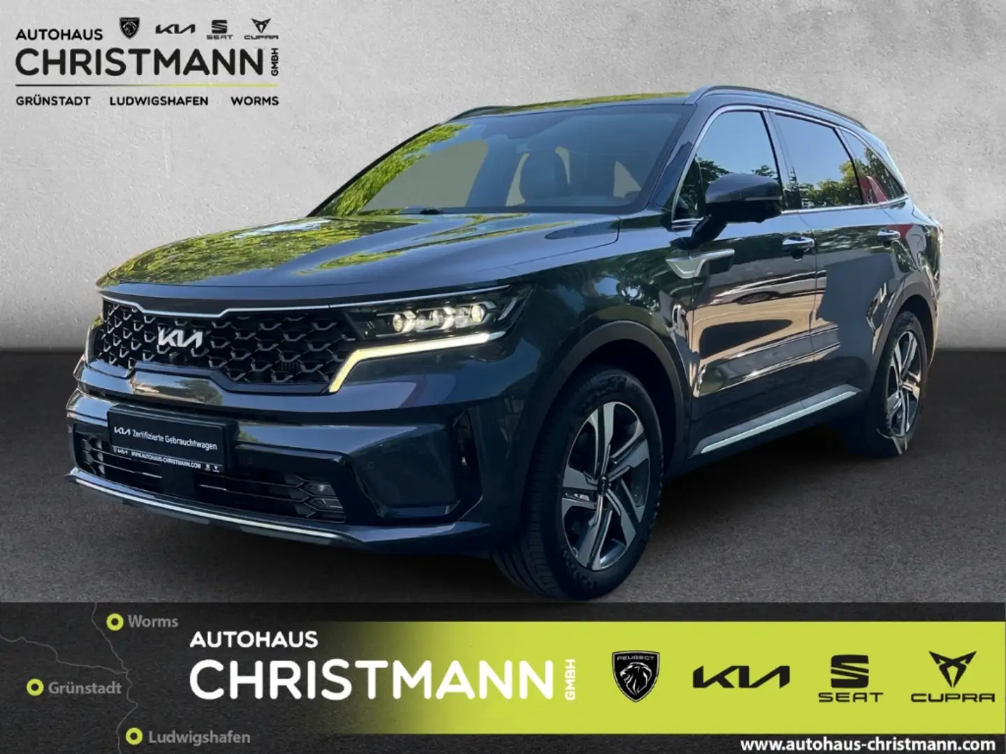 Kia Sorento Platinum 4WD Plug-In Hybrid 1.6 T-GDI EU6d *ANHÄNG Grau - 1