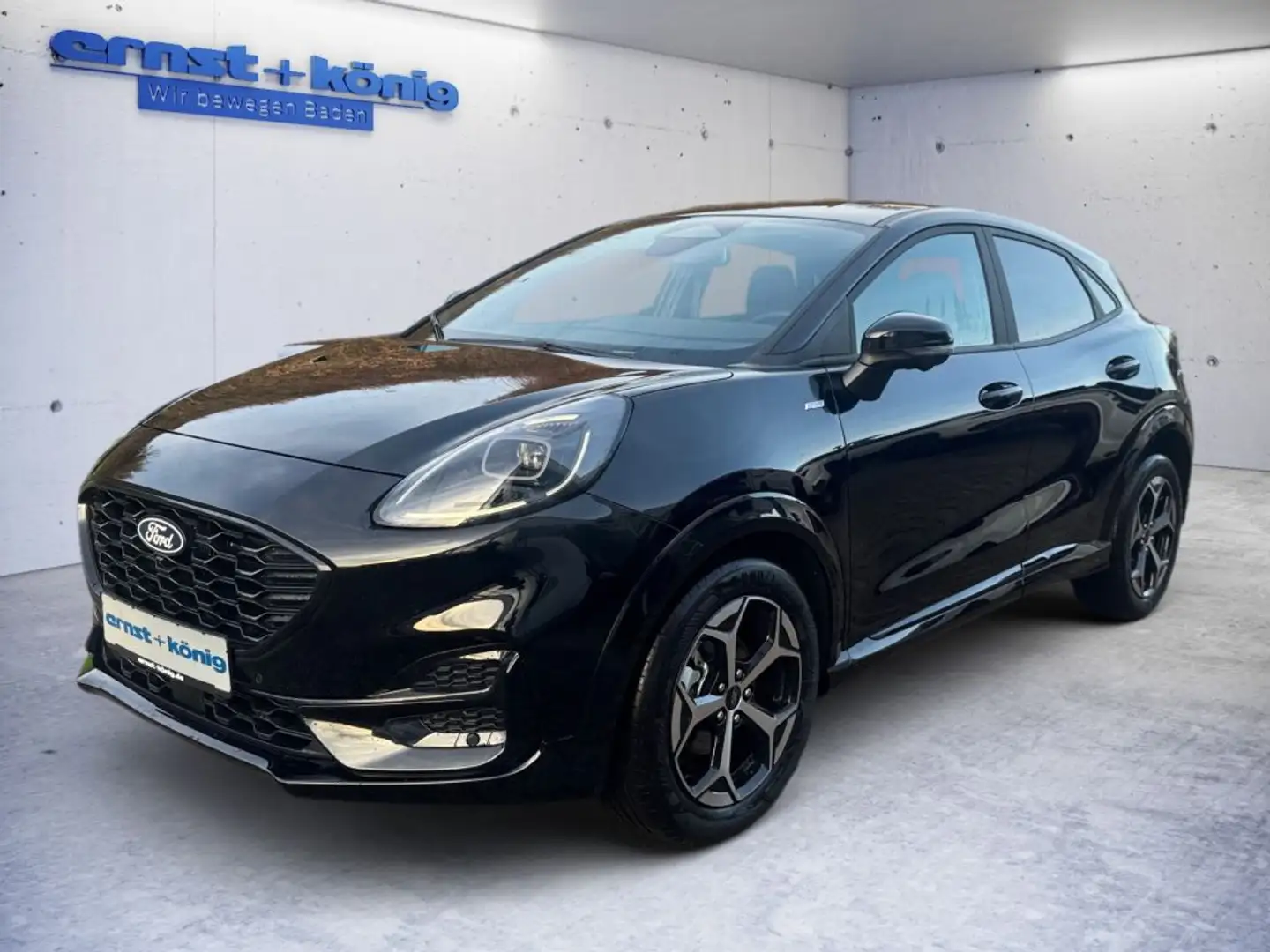 Ford Puma 1.0 EcoBoost Hybrid ST-LINE Schwarz - 1