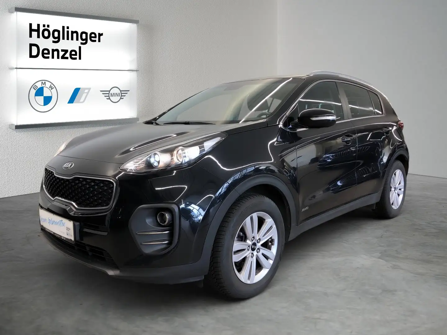 Kia Sportage 2,0 CRDI AWD Silber Schwarz - 2