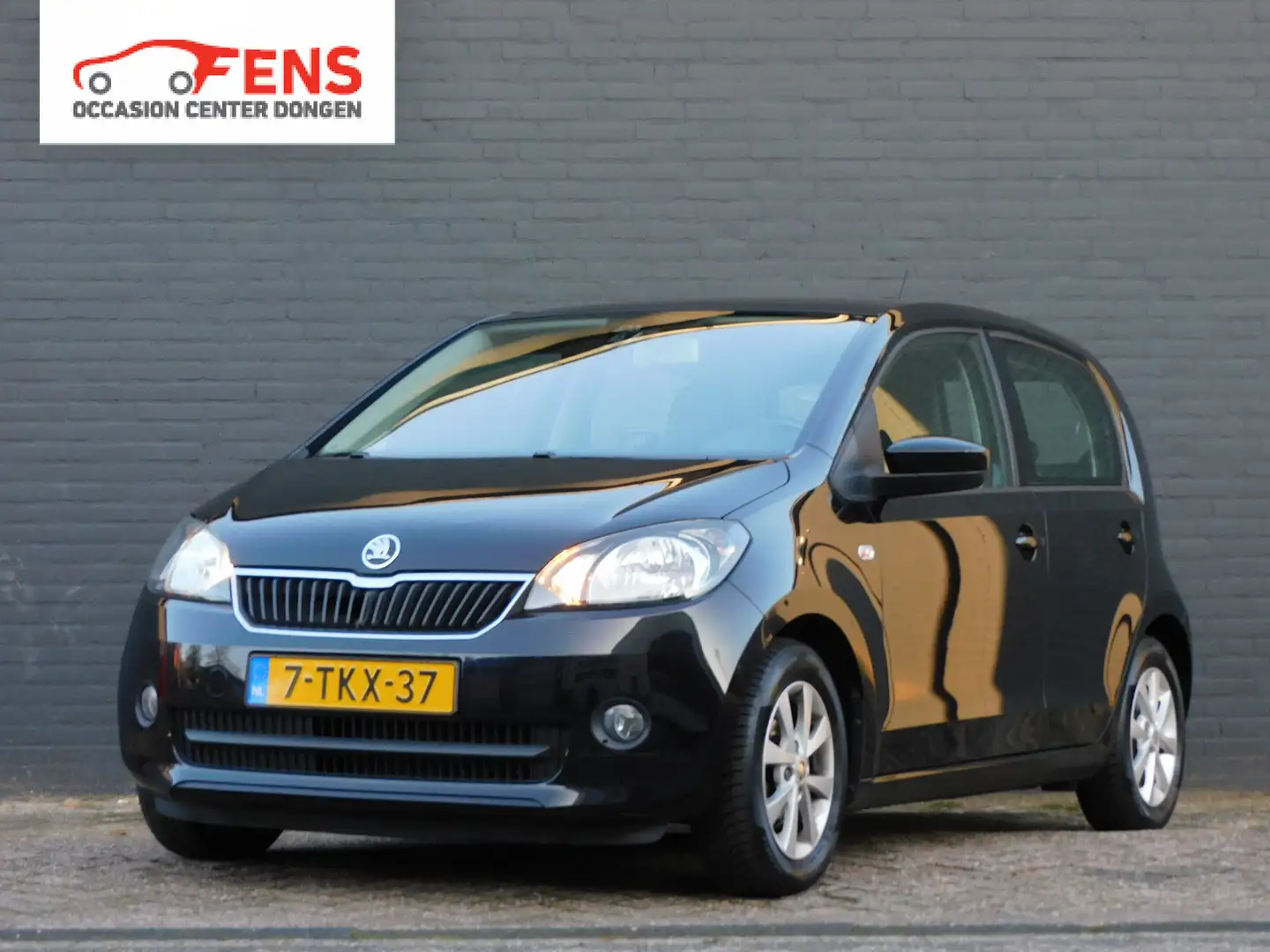 Skoda Citigo 1.0 Greentech Drive 2e EIGENAAR! NAVI! CRUISE! AIR Zwart - 1