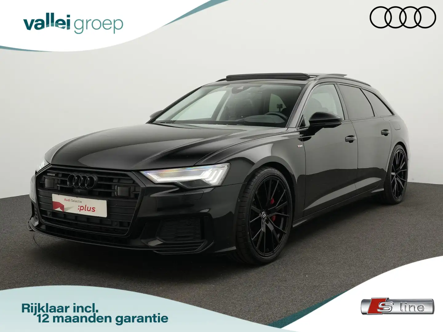 Audi A6 Avant 55 TFSI e 367 pk S-tronic Pro Line S Competi Zwart - 1
