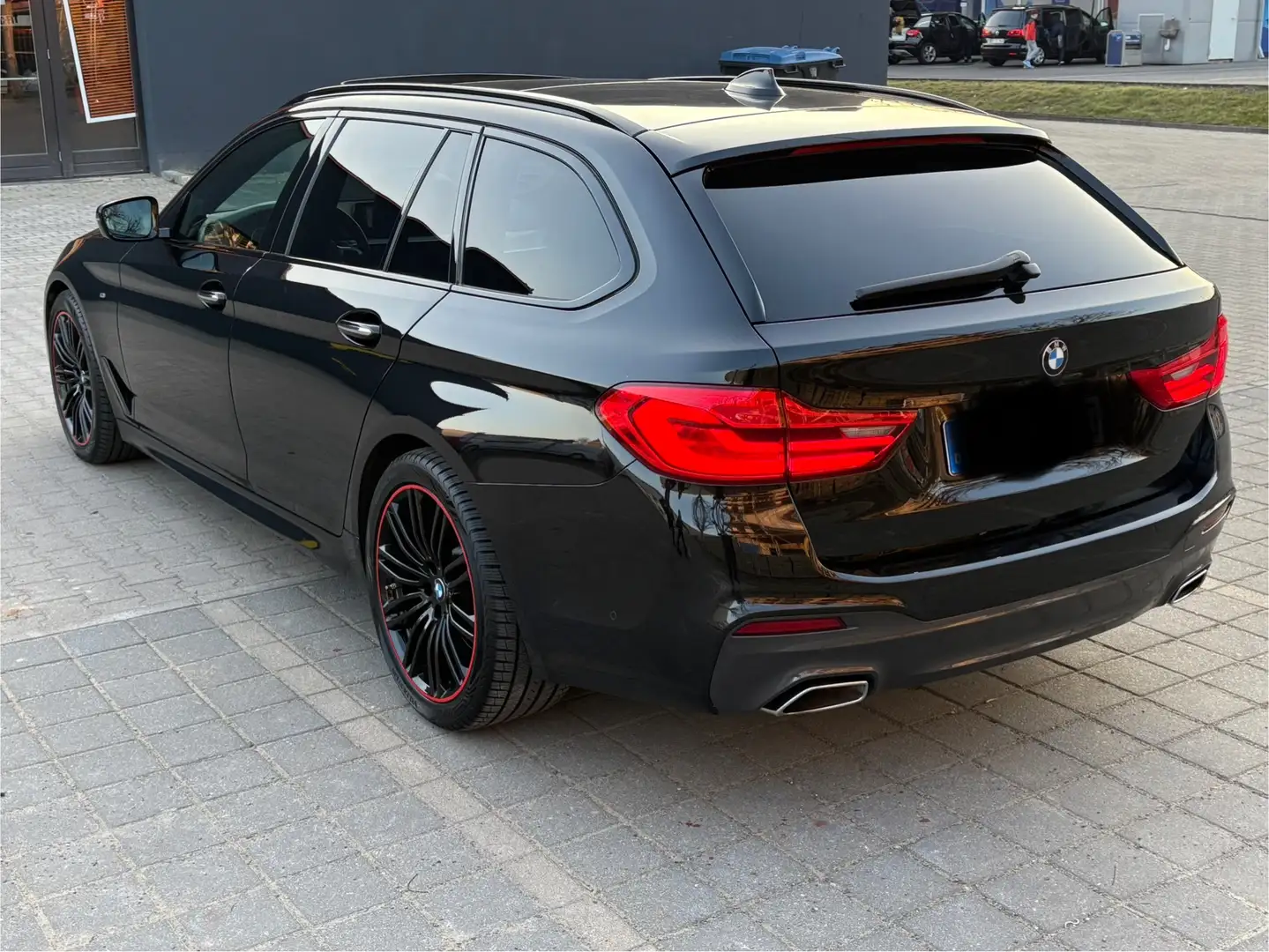BMW 525 525d Touring M-Paket Triple Black Negru - 2