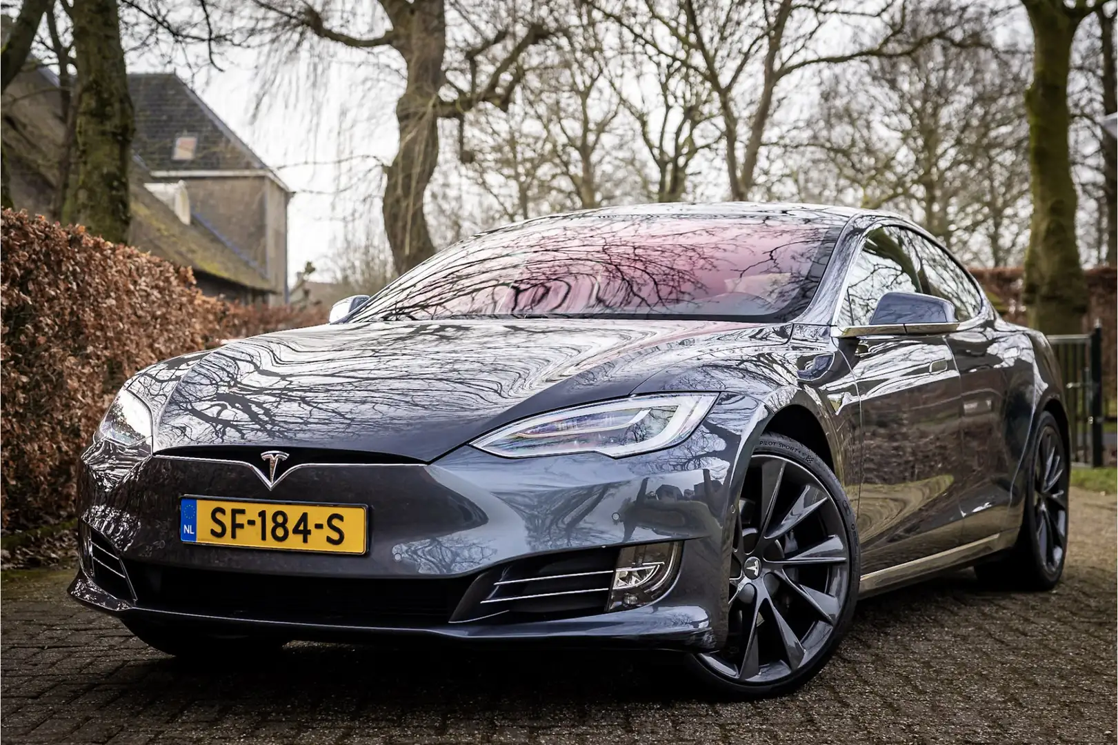 Tesla Model S 100D Enhanced Autopilot 21" Trekhaak Carbon Gris - 1
