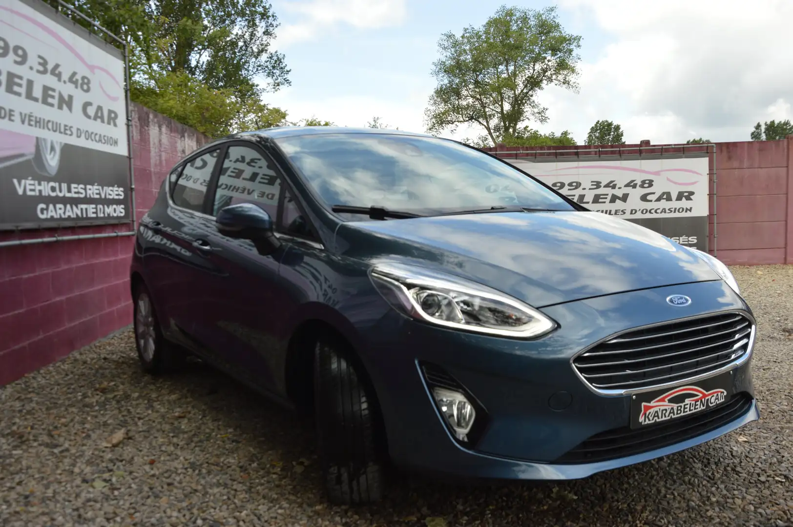 Ford Fiesta 1.0EcoBoost Titanium NAV SENS AR CLIM 6.710KM Bleu - 2