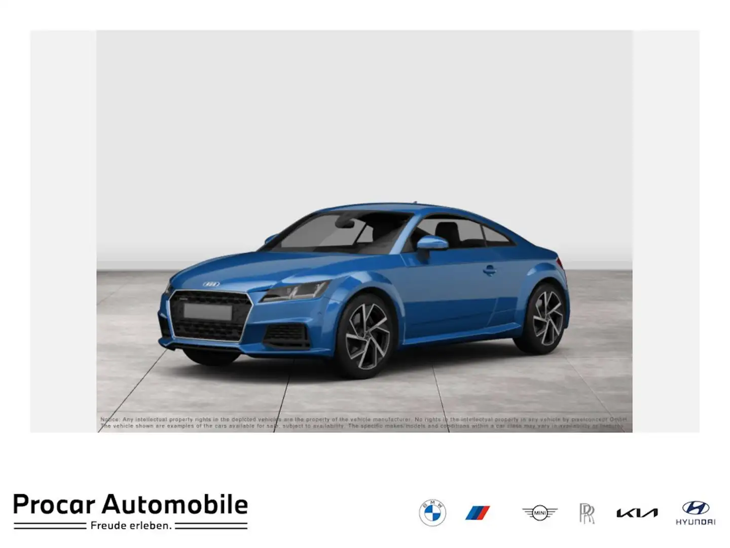 Audi TT 40 TFSI+Sline+NAVIPLUS+H&R+ Blau - 1
