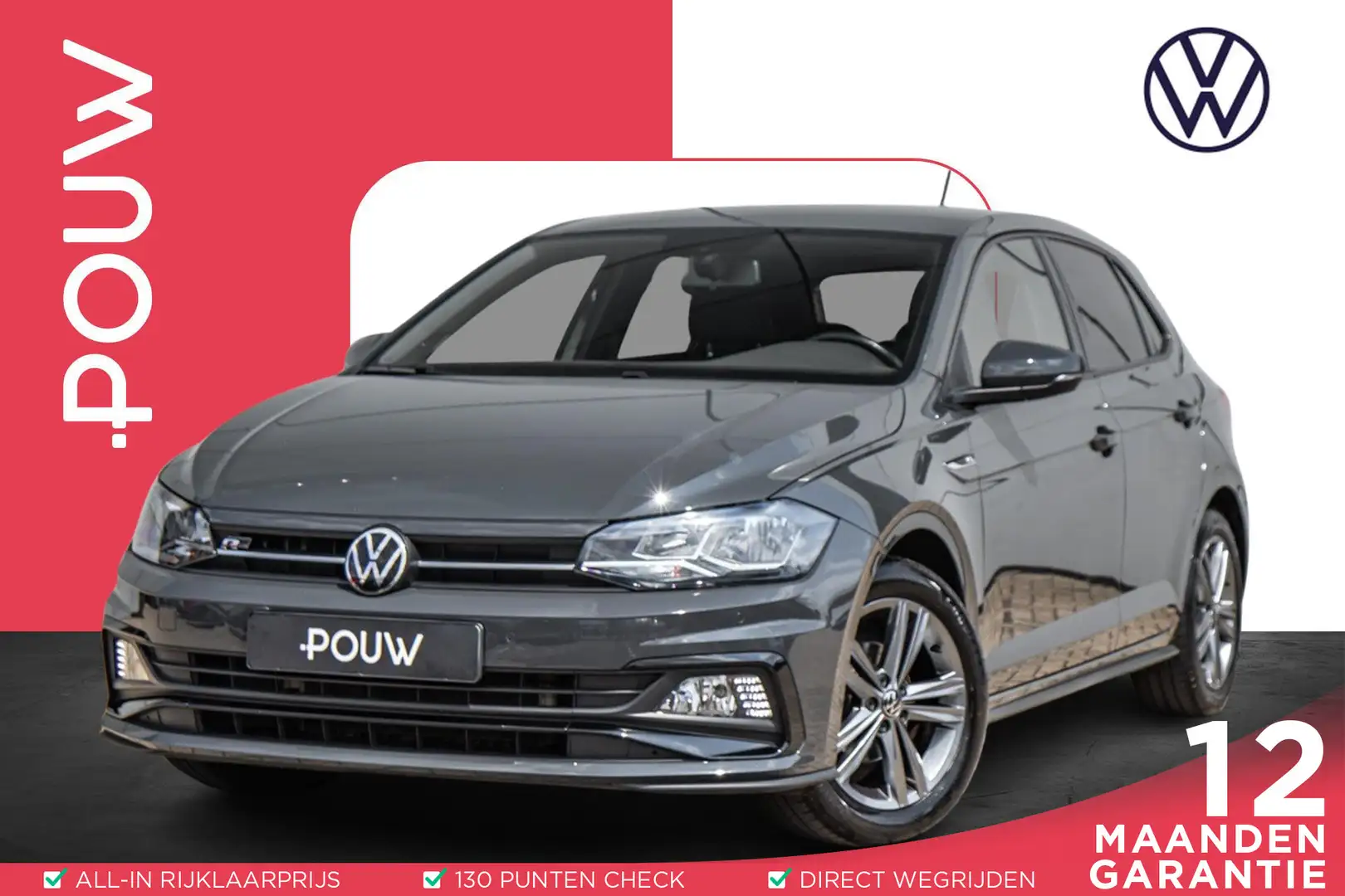Volkswagen Polo 1.0 TSI 95pk Highline Business R | Adaptive Cruise Gris - 1