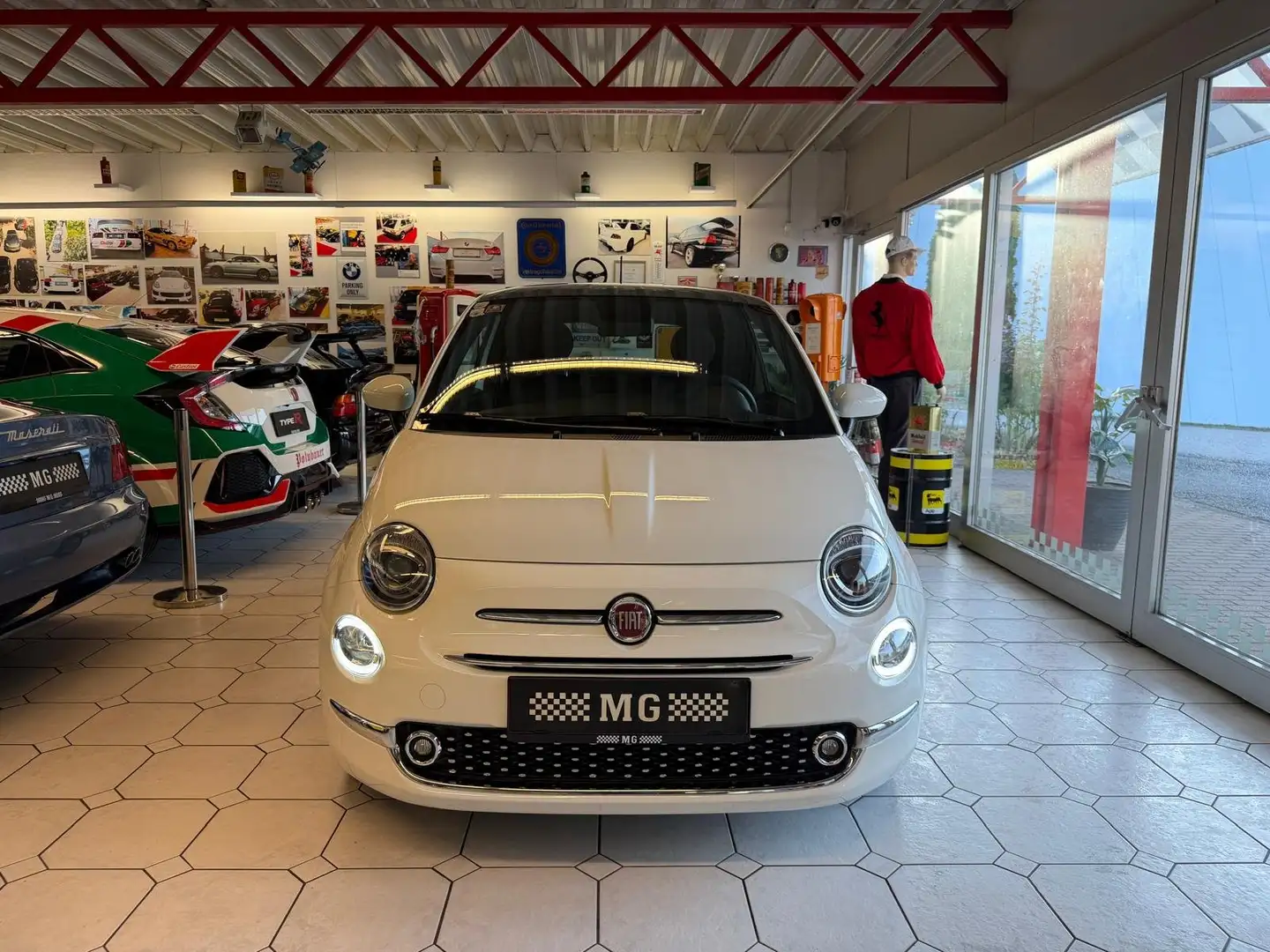 Fiat 500 Dolcevita Panoramadach Weiß - 2