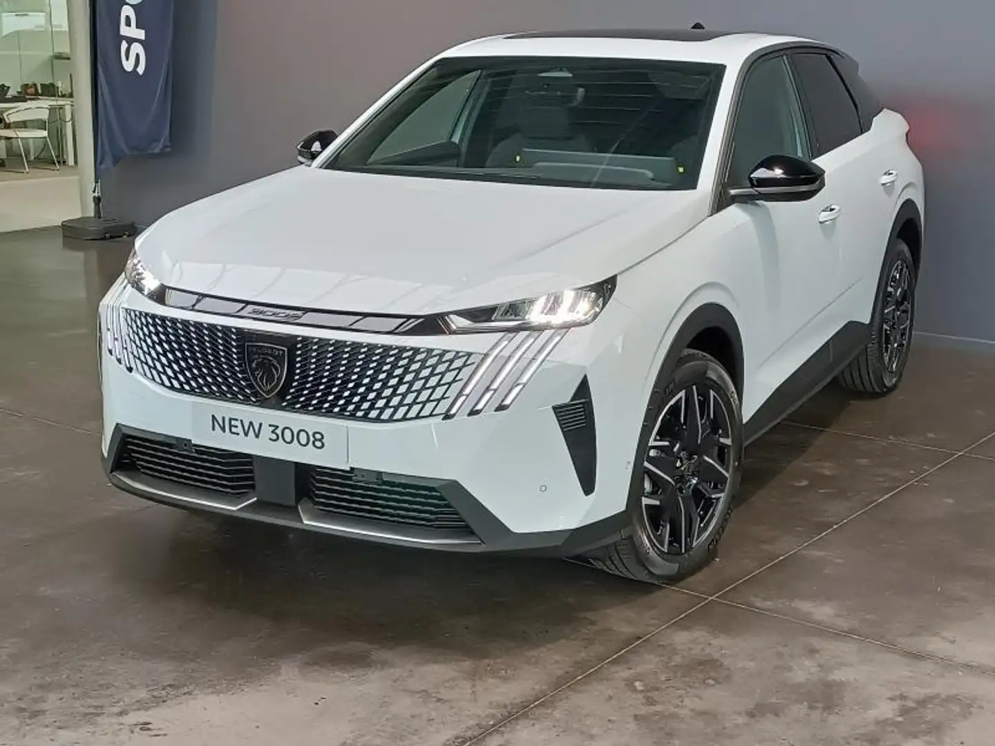 Peugeot 3008 Allure Hybrid MHEV Blanc - 1