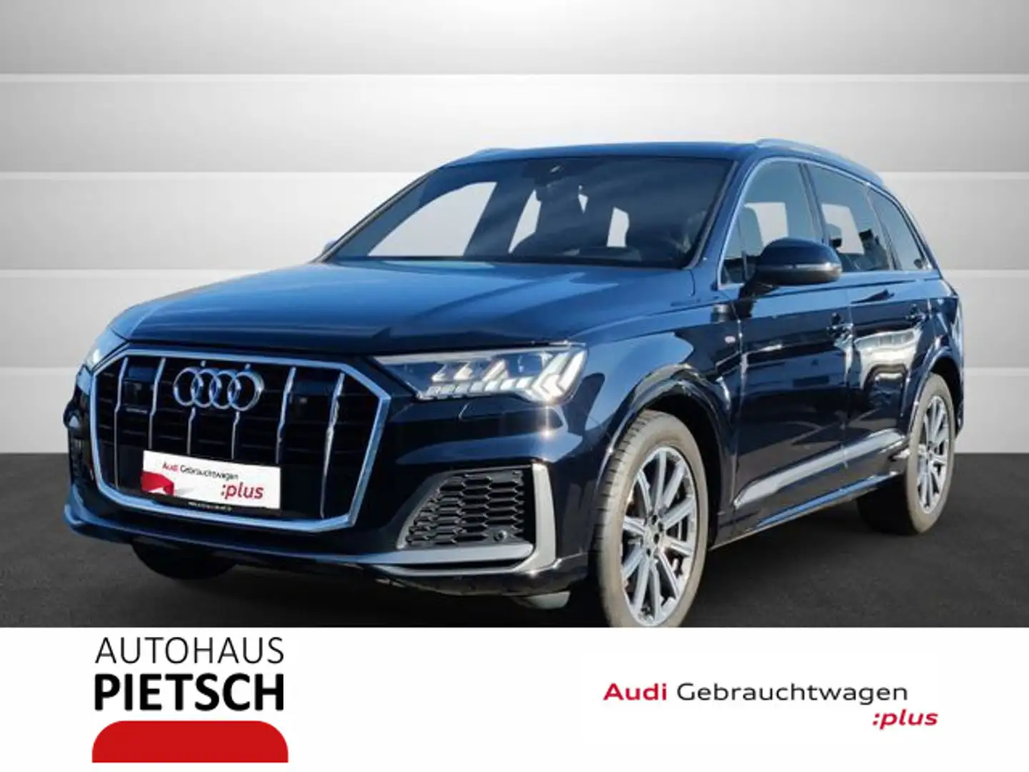 Audi Q7 50 TDI quattro S line Luftfederung STHZ Navi Schwarz - 1