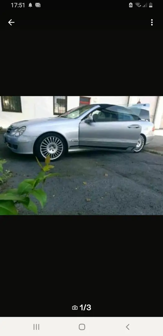 Mercedes-Benz CLK 200 Cabrio Kompressor Automatik Avantgarde Silber - 1