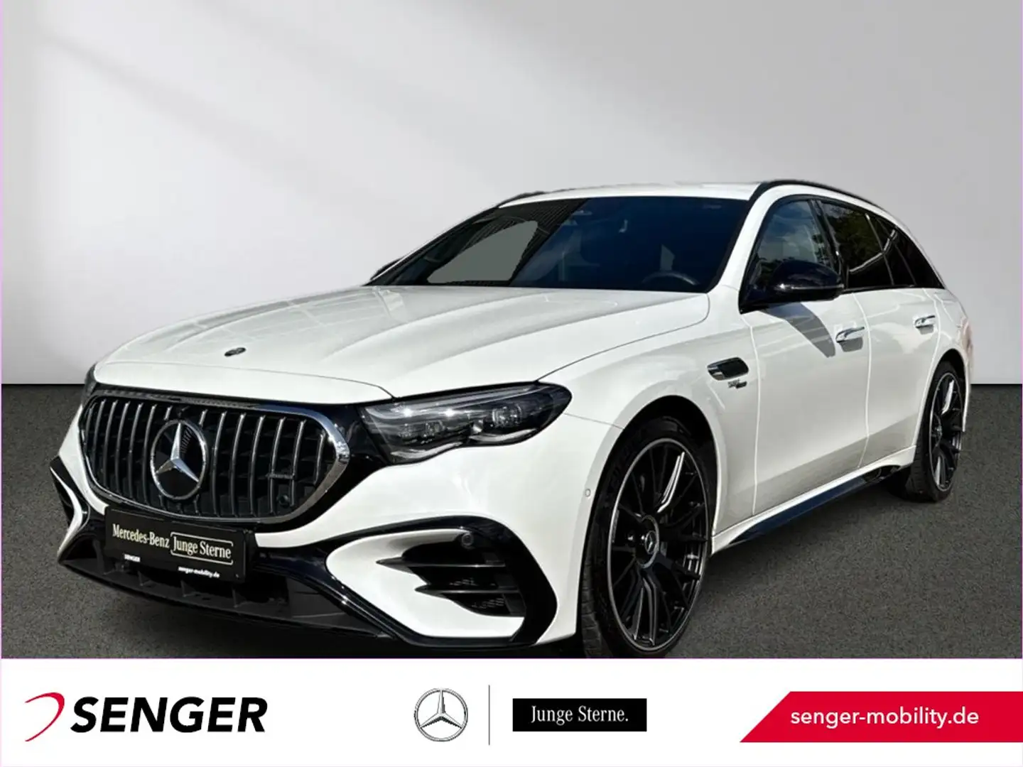 Mercedes-Benz E 53 AMG T 4M+ Night Burmester AHK 360°-Kamera Blanc - 1