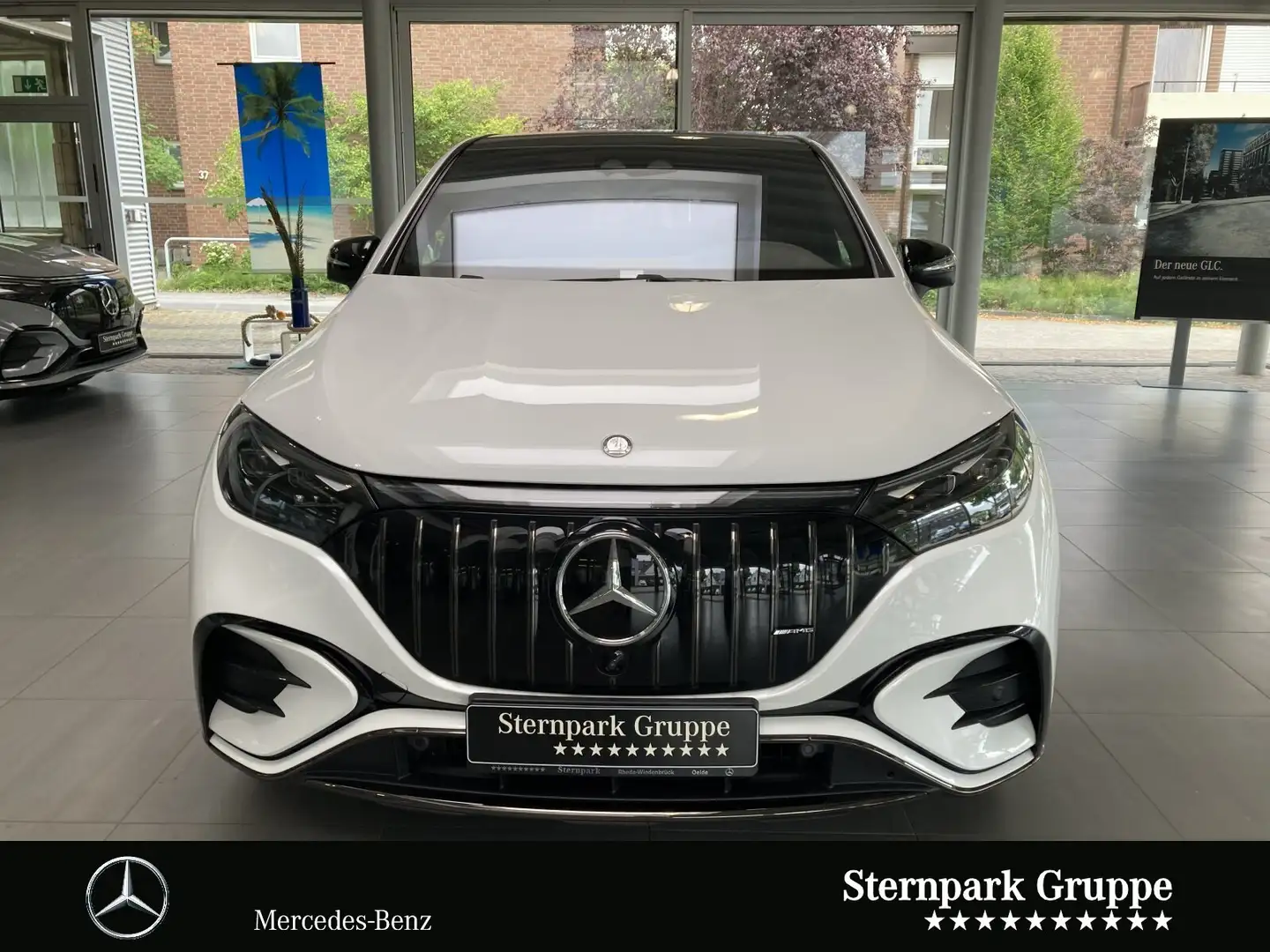 Mercedes-Benz EQE SUV EQE 53 AMG 4M+ Hyperscreen+AHK+HUD+Pano+Trittbr BC Blanc - 2