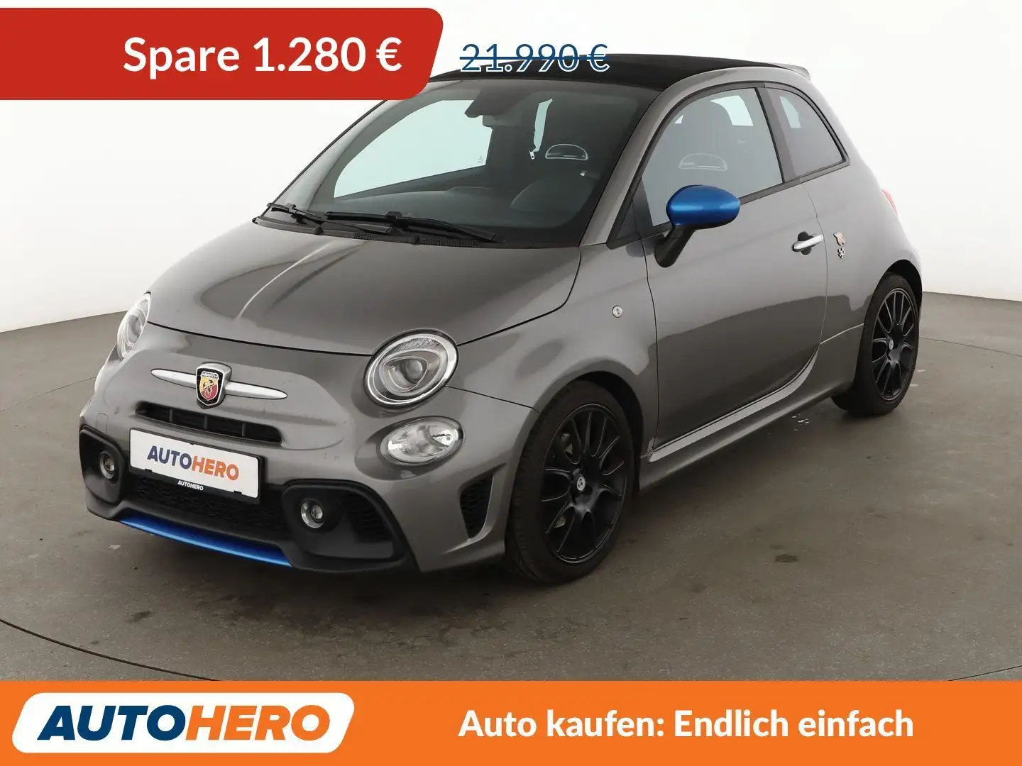Abarth 595C 1.4 Turbo F595 *PDC*KLIMA*GARANTIE* Grau - 1