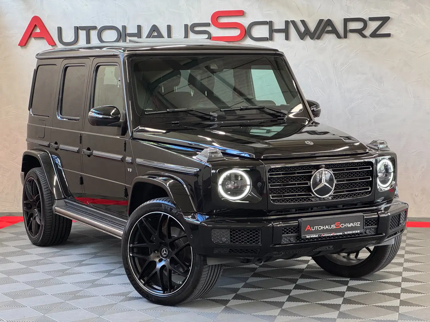 Mercedes-Benz G 500 G500 AMG Burmester S-Dach StdHeiz 360 AHK Carbon Negro - 1