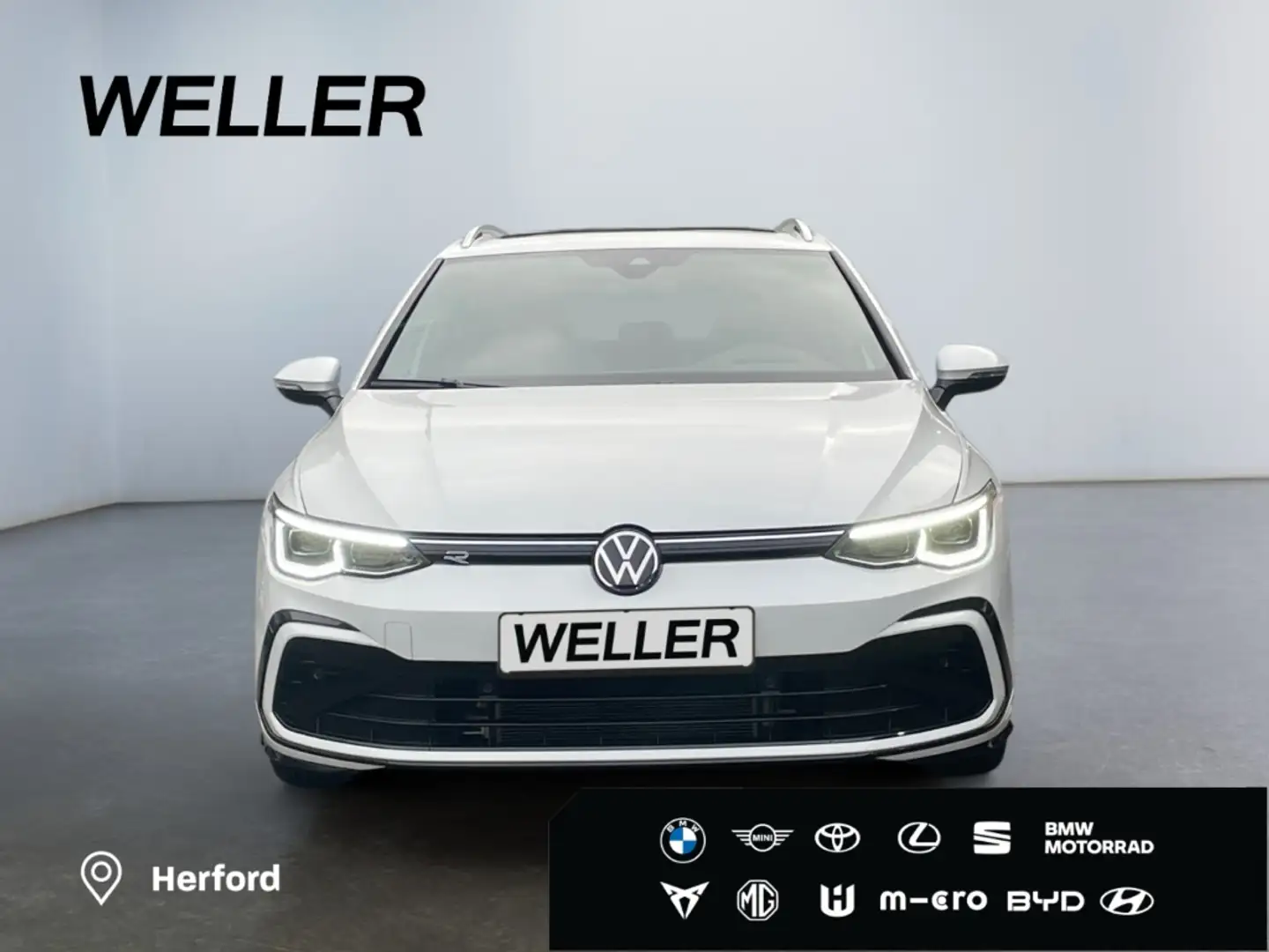 Volkswagen Golf Variant 2.0 TSI DSG R-Line *Pano*Matrix*AHK* Weiß - 2
