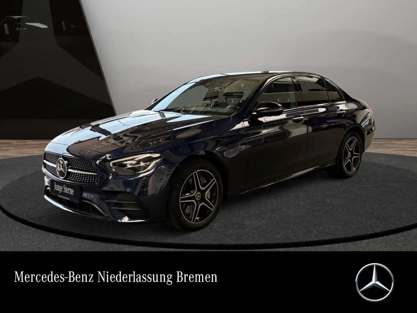 Mercedes-Benz E 300 e AMG+NIGHT+360+AHK+LED+FAHRASS+BURMESTER+9G Blauw - 1