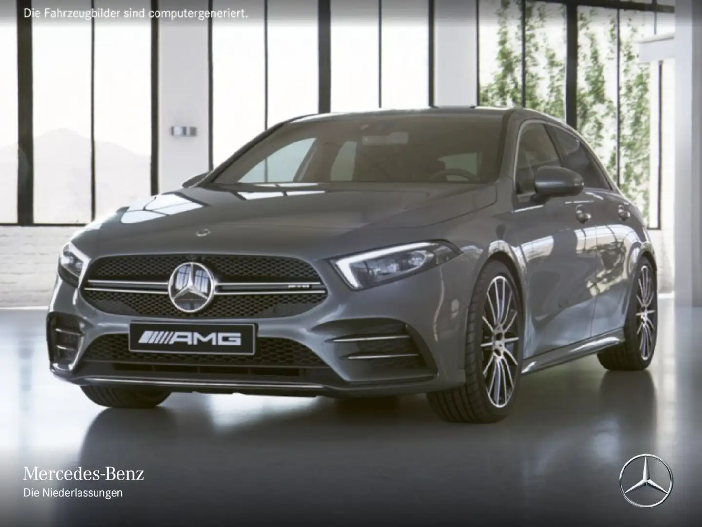 Mercedes-Benz A 35 AMG A 35 4M Kompakt AMG+MULTIBEAM+KAMERA+19"+7G Grau - 2