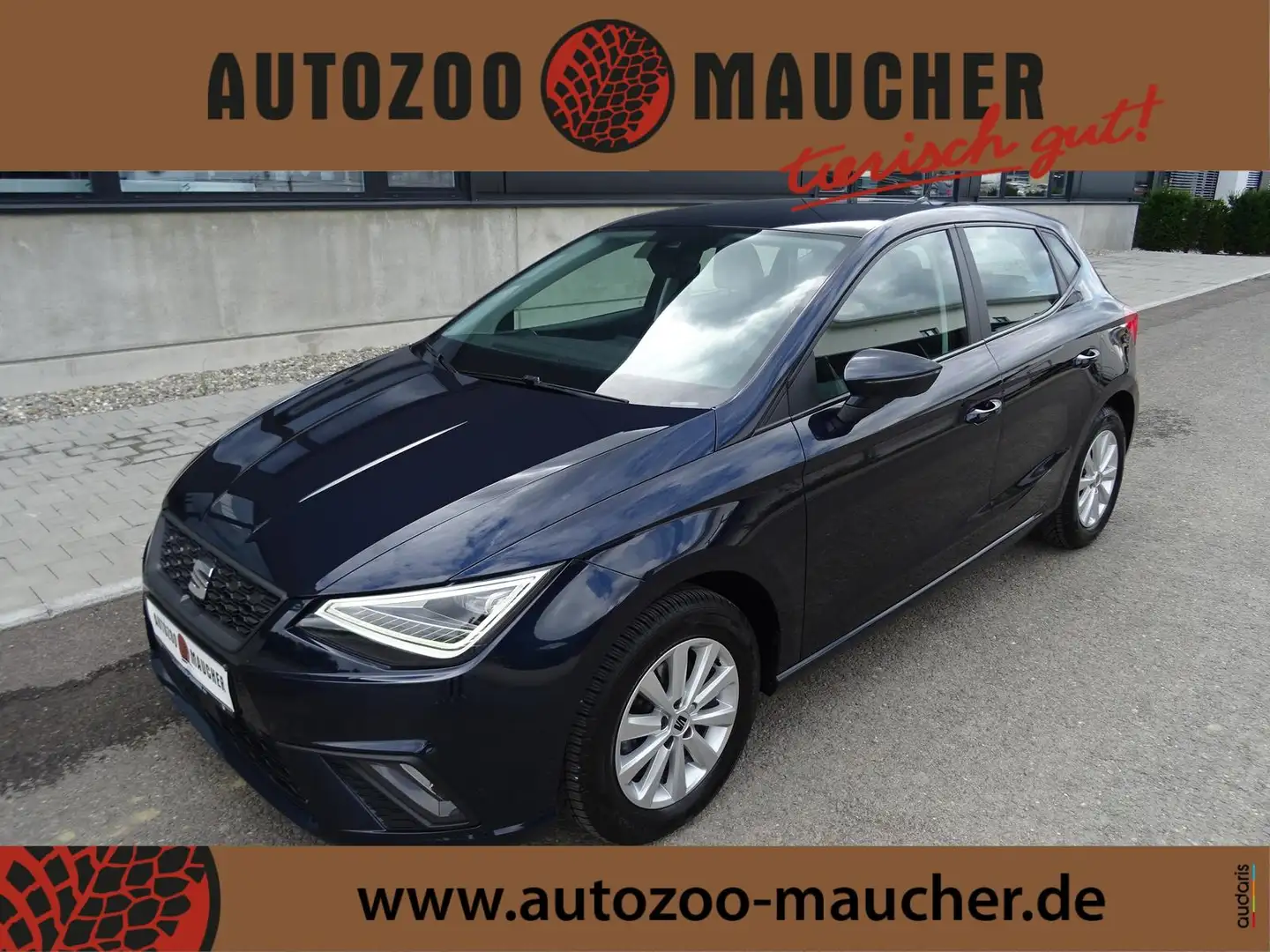 SEAT Ibiza 1.0 TSI Style APP/Klima/Kamera Blau - 1
