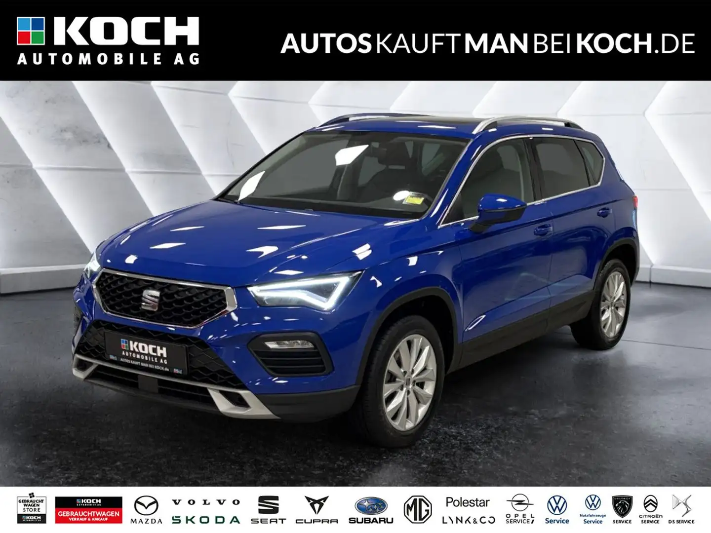 SEAT Ateca 1.5 TSI Style DSG PANO NAVI KAMERA VIRTUAL Blau - 1