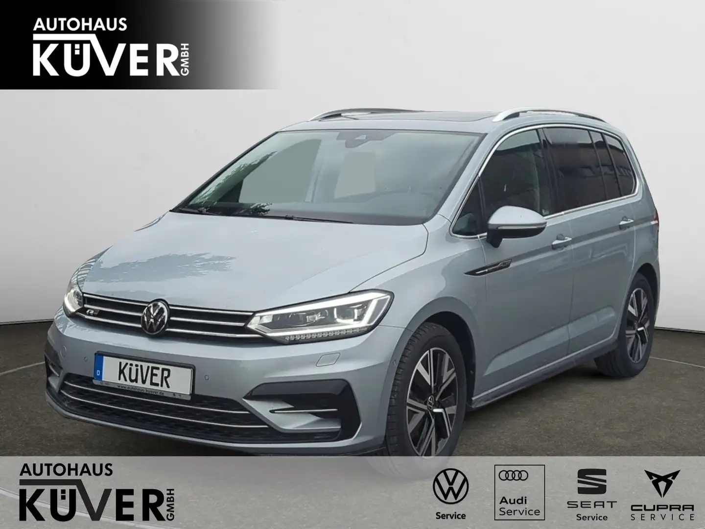 Volkswagen Touran Highline 1.5 TSI DSG R-Line Navi+Pano+ACC Silber - 1
