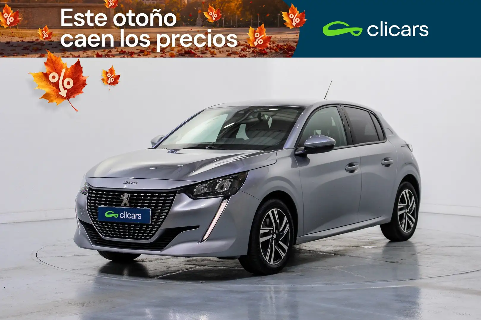 Peugeot 208 1.2 Puretech S&S Allure 100 Plateado - 1