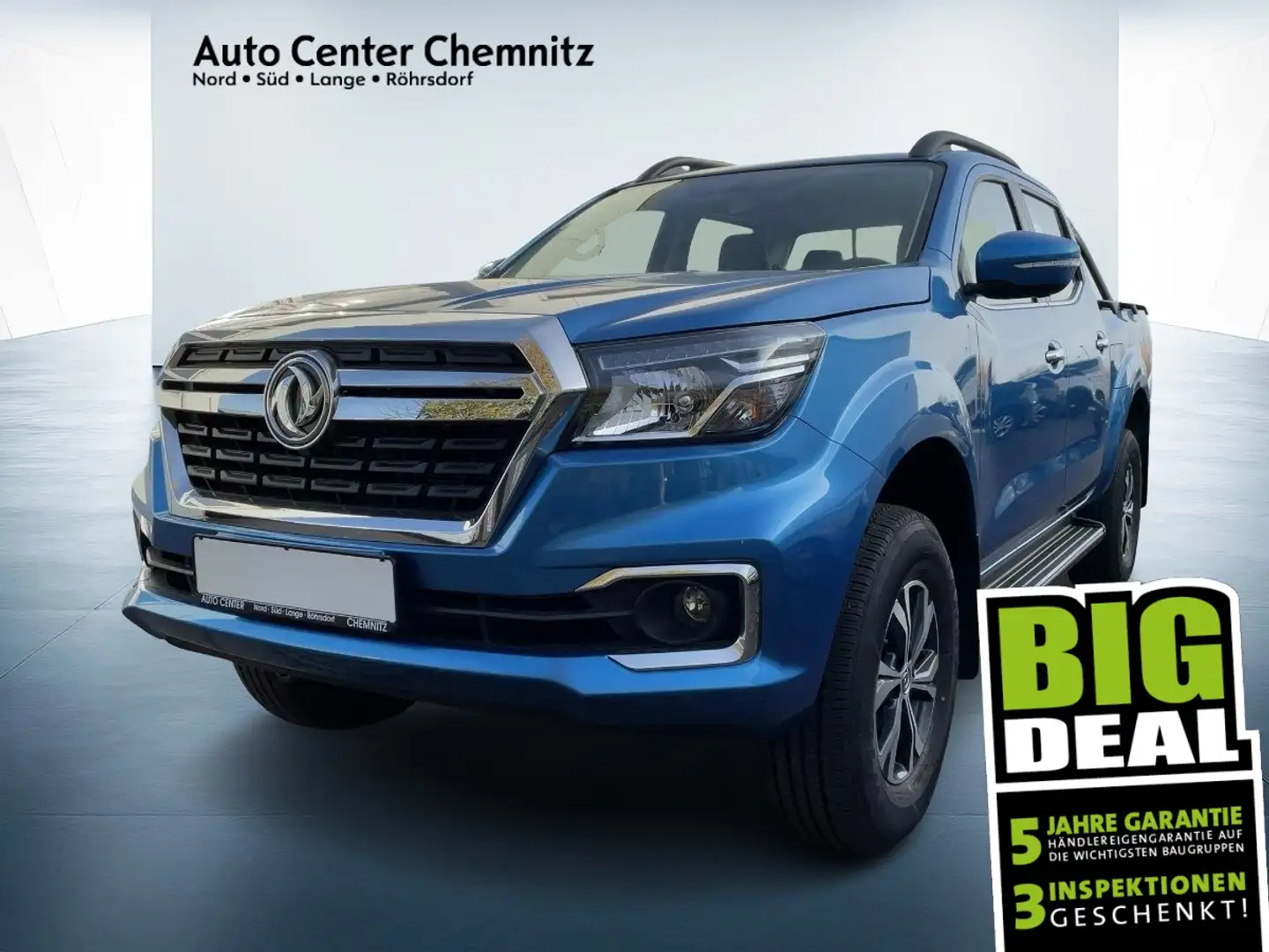 DFSK Rich 6 AT8 4x4 Doka KlimaA/Leder/PDC/Kamera Blau - 1