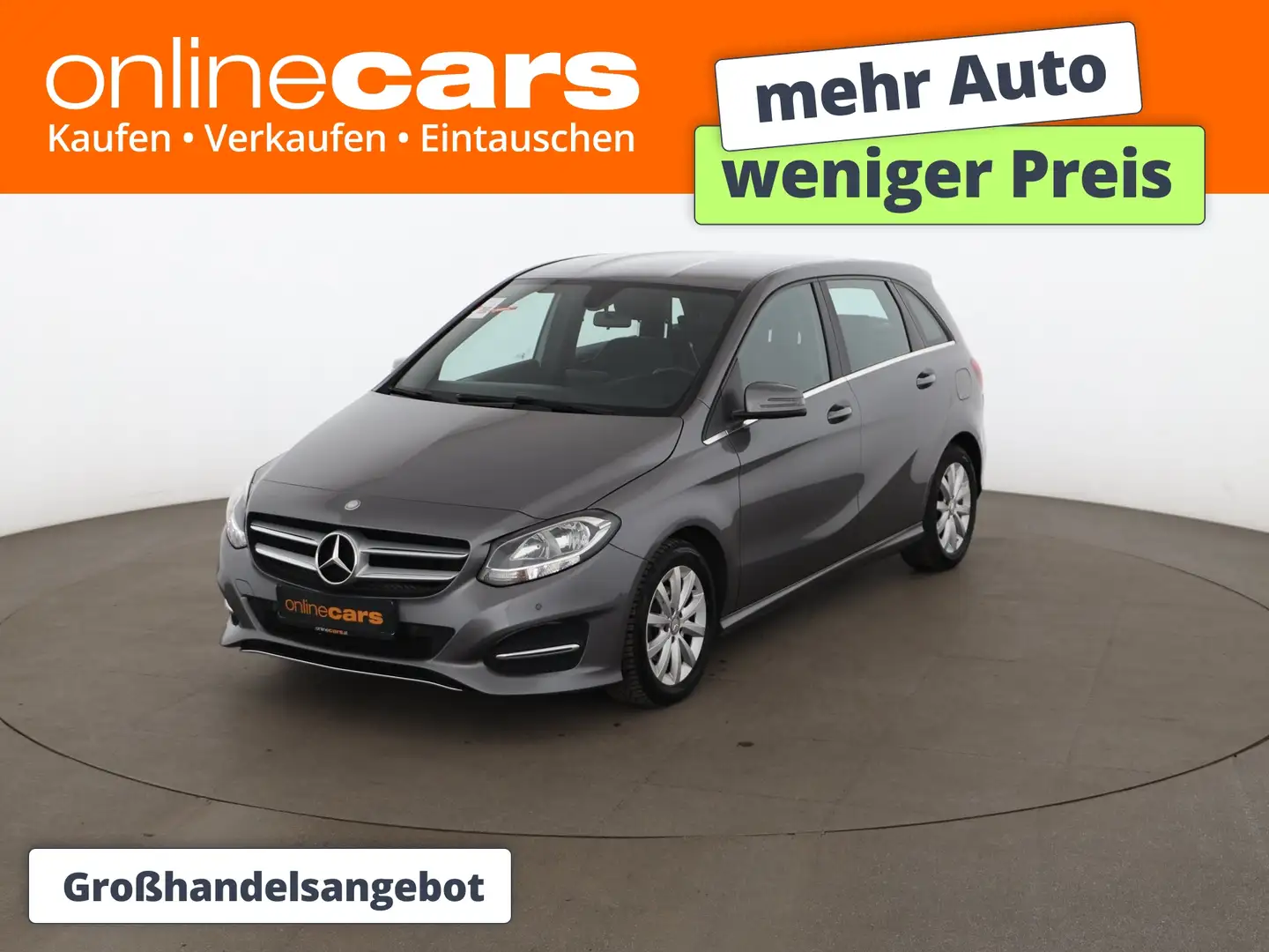 Mercedes-Benz B 180 CDI  Style Aut NAVI LEDER SITZHZG TEMP PDC Grau - 1