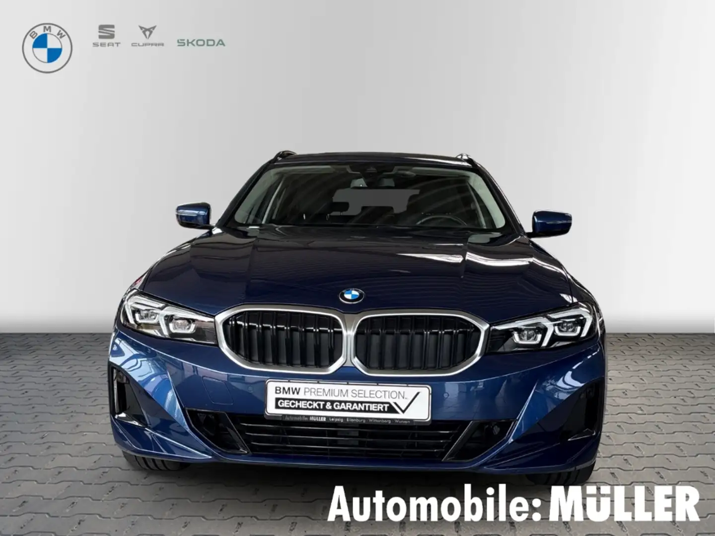 BMW 318 d Touring+SPORTSITZE+DAB+PARKASSISTENT+KAMERA+ Blau - 2