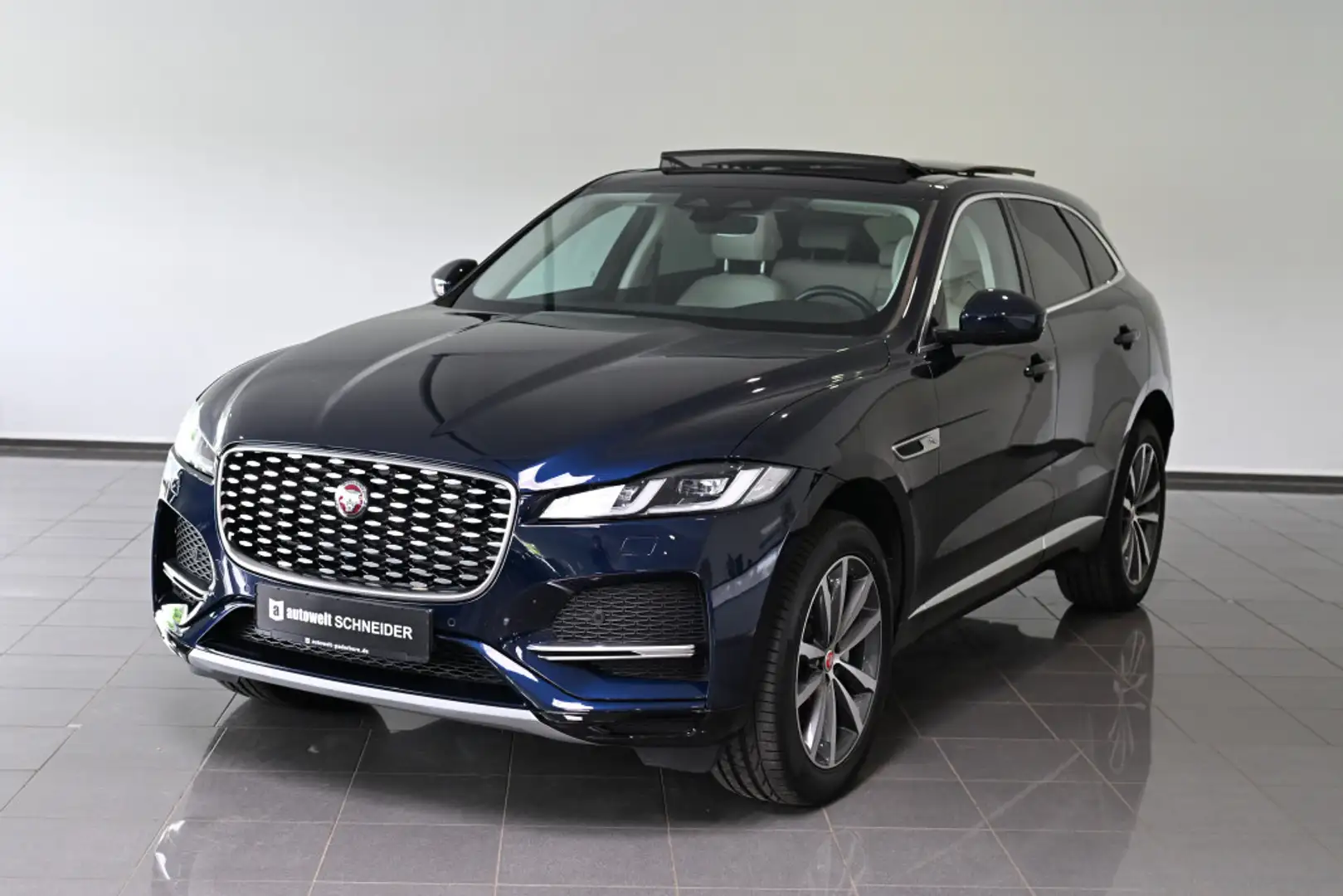 Jaguar F-Pace D200 SE AWD Pano Leder 20 SHZ Kamera LED Niebieski - 1