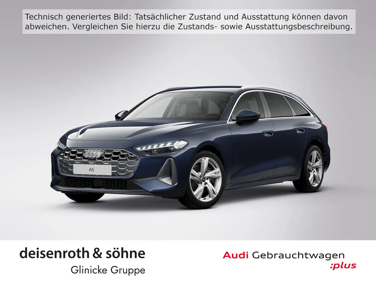 Audi A5 TFSI quattro AHK/LED+/Tech/ACC/Kam/soun Blau - 1