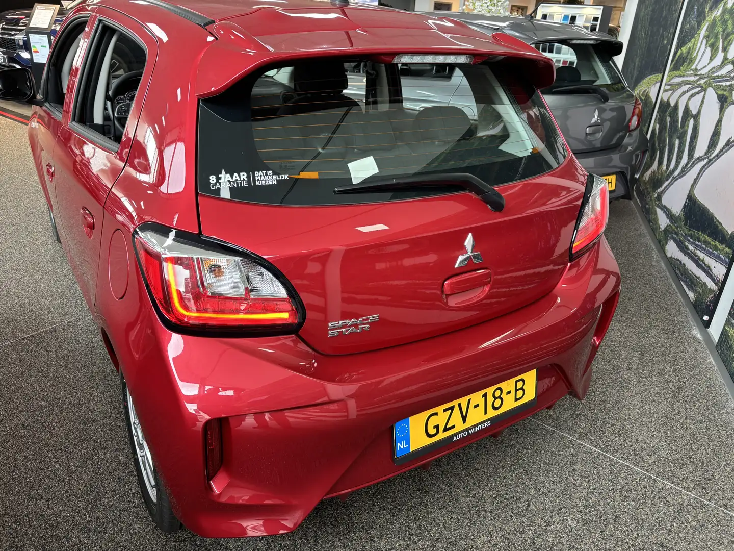 Mitsubishi Space Star 1.2 Active LM Velgen | Airco | ABS | Lm velgen  | Rood - 2